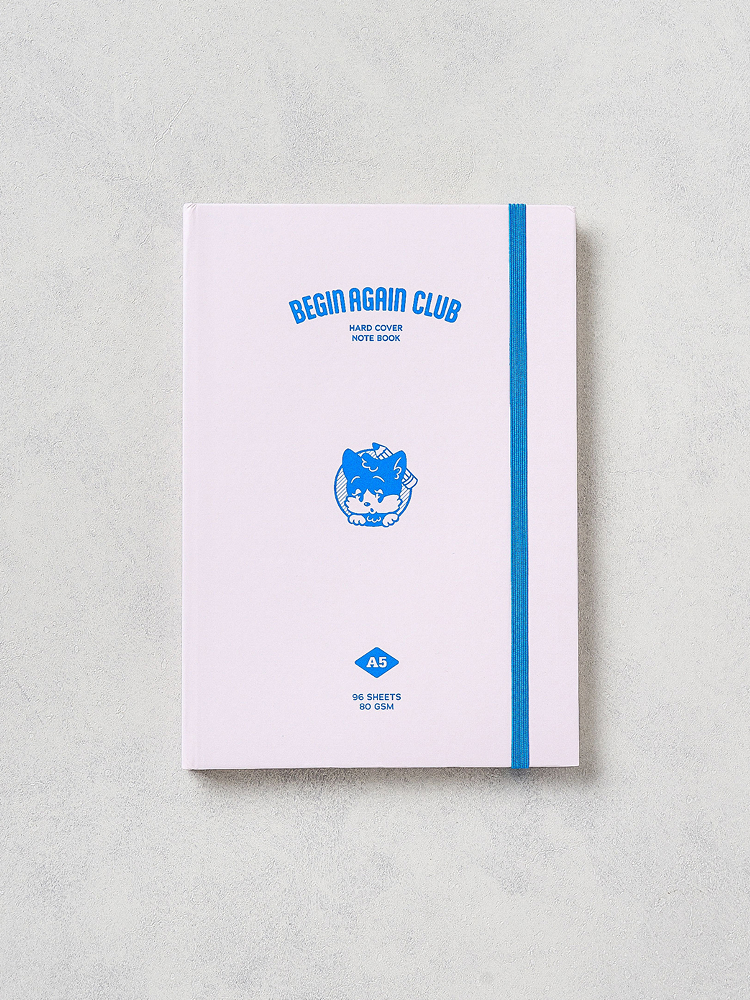 Hardcover notebook A5 96 sheets