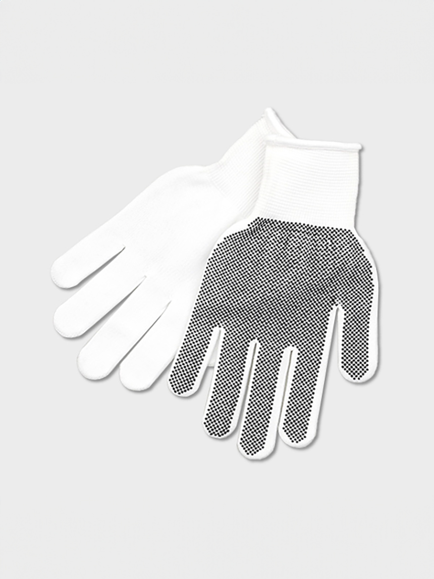 PVC Dot Poly Gloves S