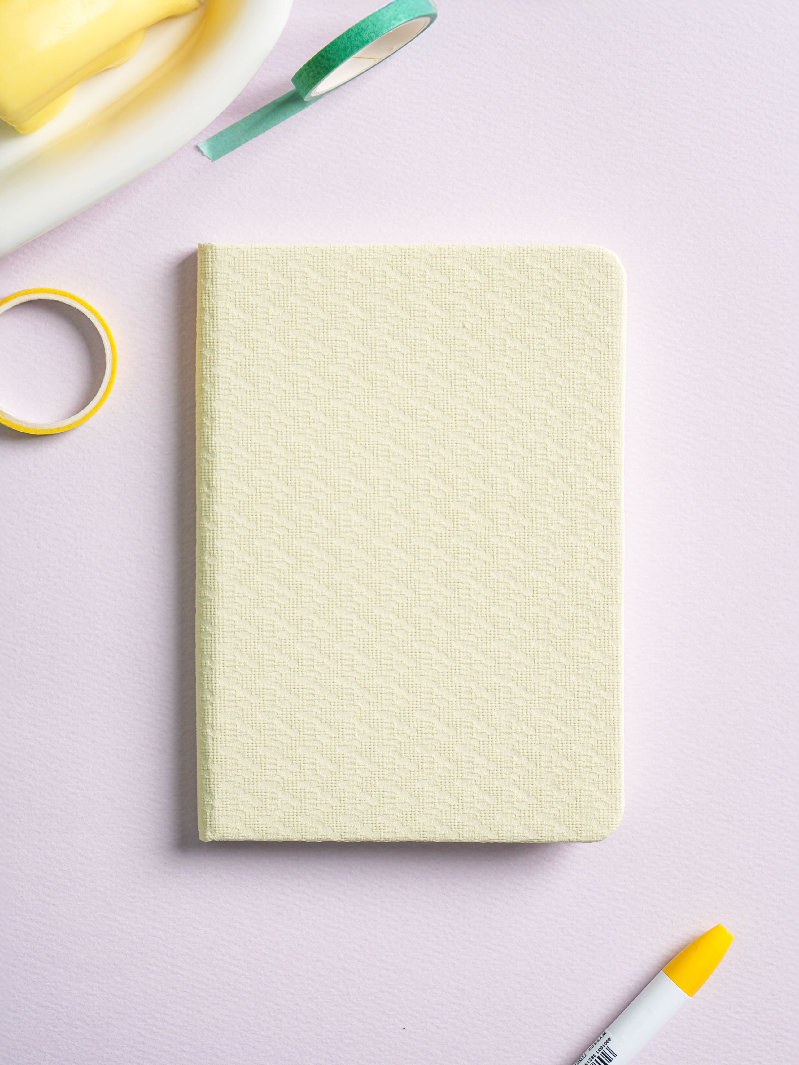Lace fabric cover wireless notebook A6 60 sheets