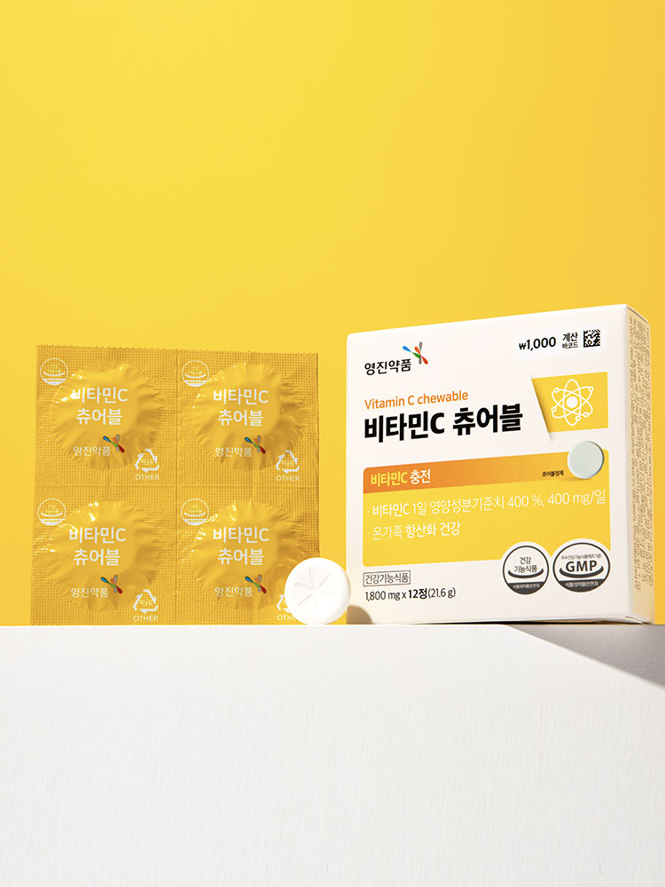 Youngjin Vitamin C Chewable 12 Tablets