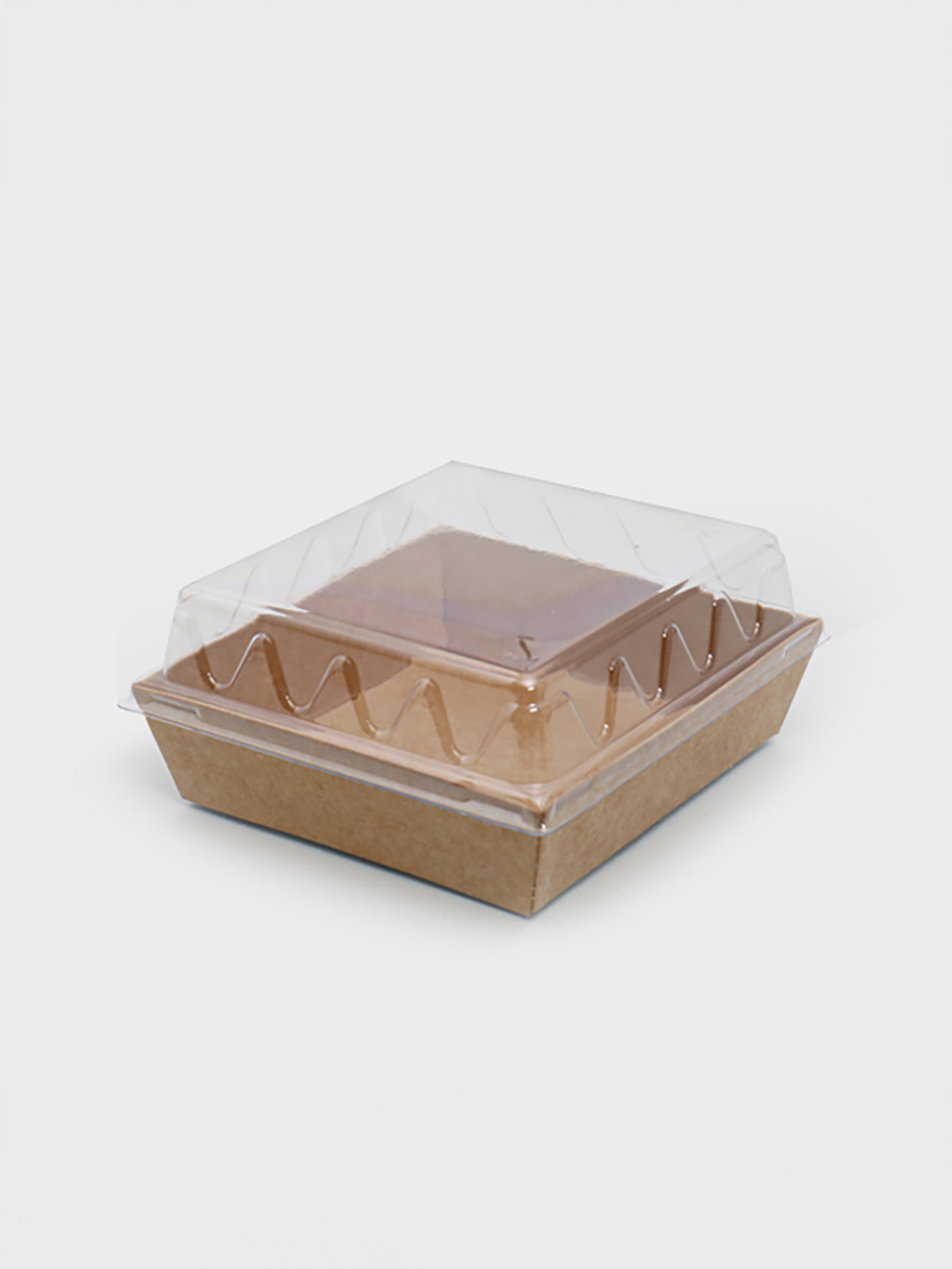 Kraft square lunch box (4 packs)