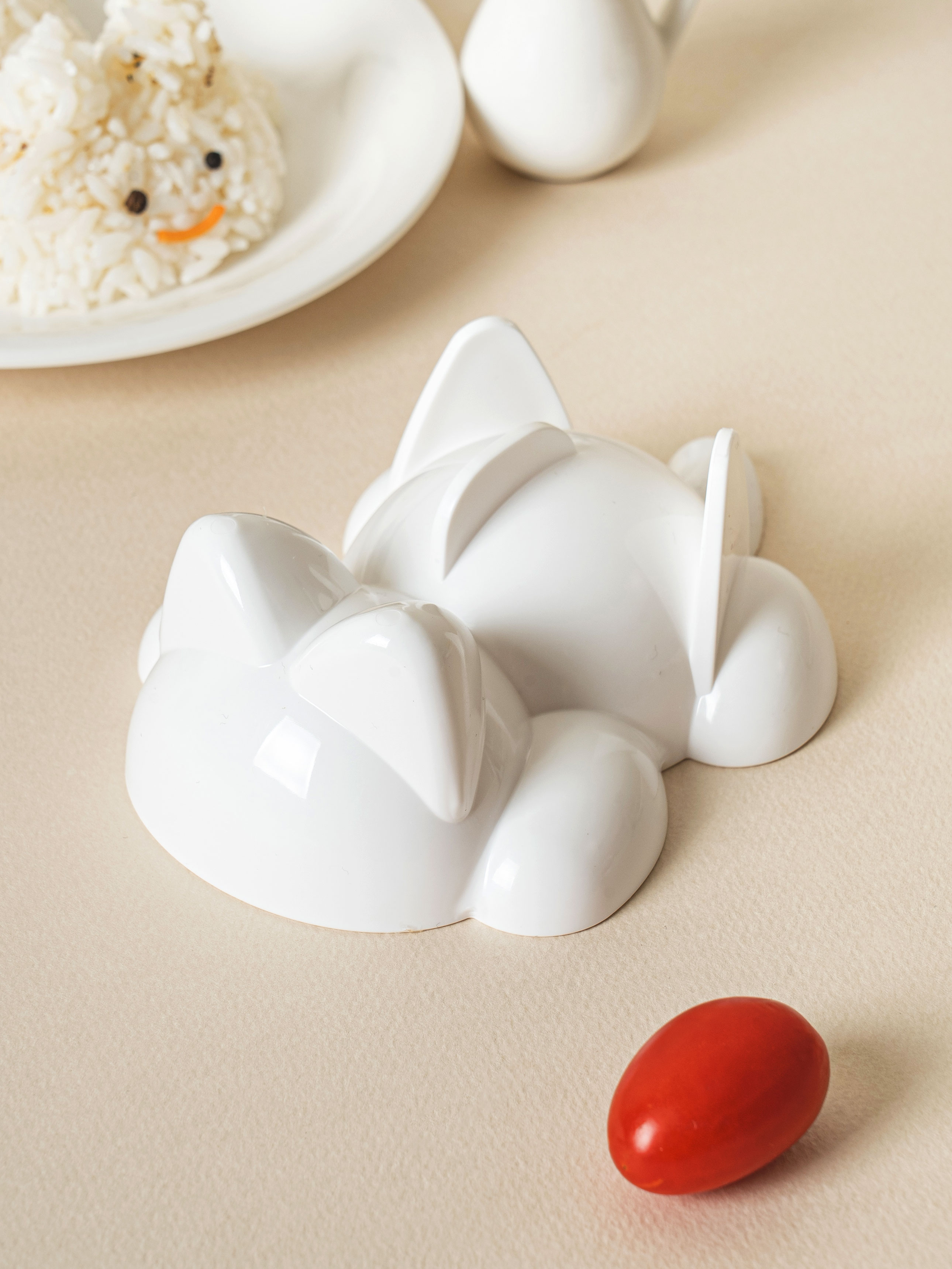 Cat-shaped rice mold made in Japan