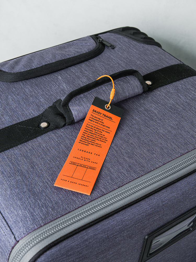Strap type name tag orange