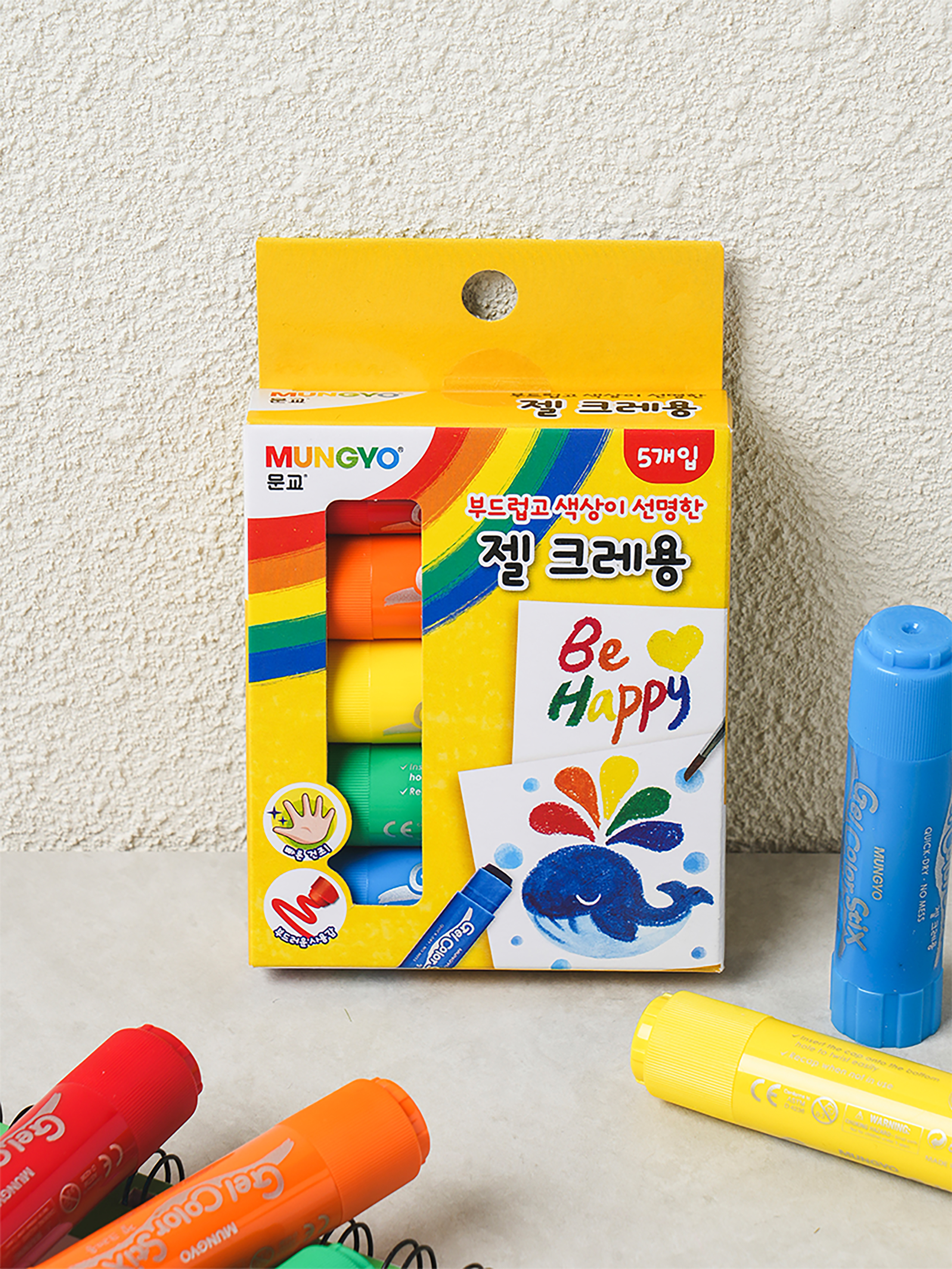 Munkyo gel crayons 5 packs