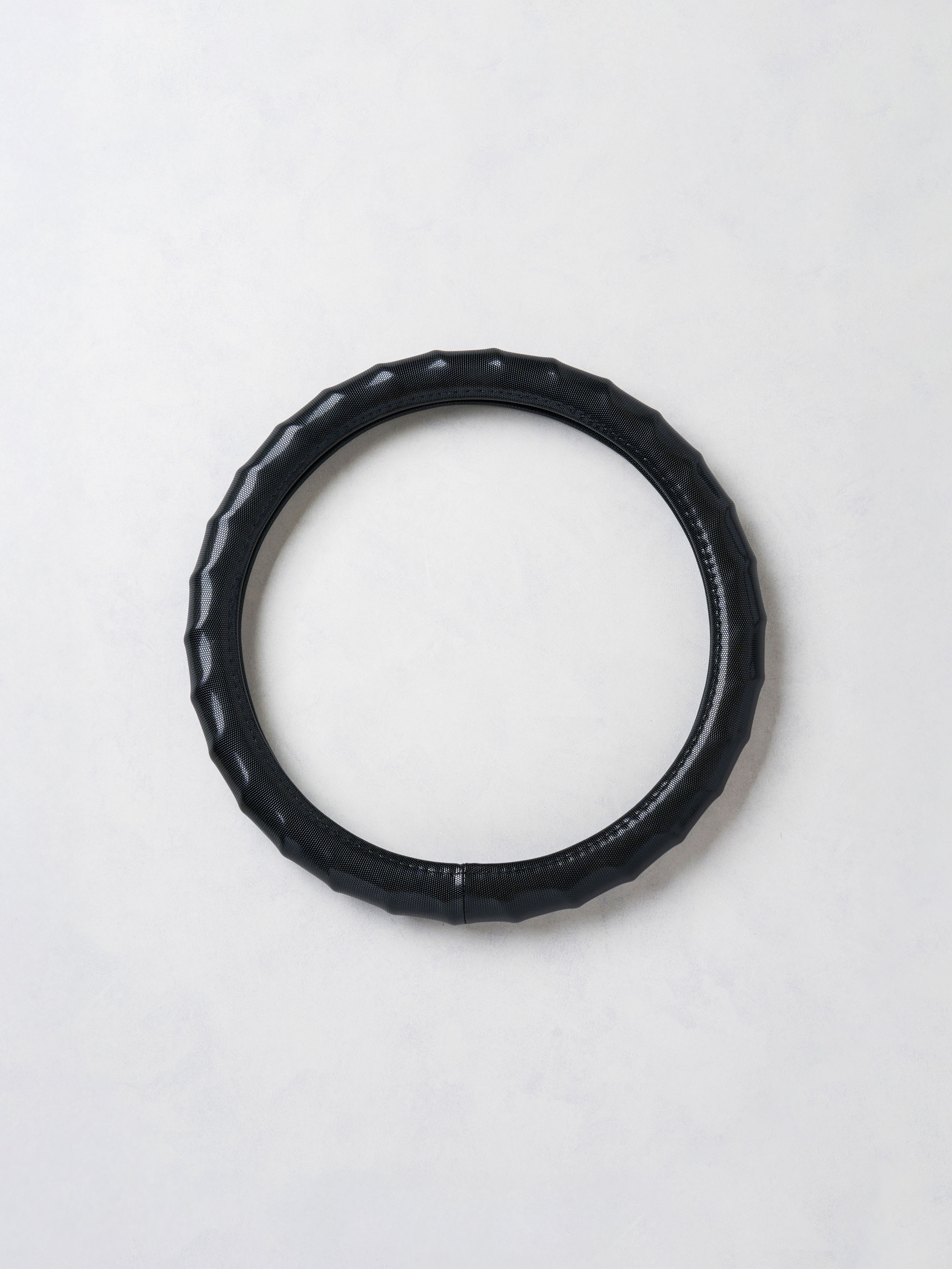 Vehicle steering wheel cover 375 mm wave type