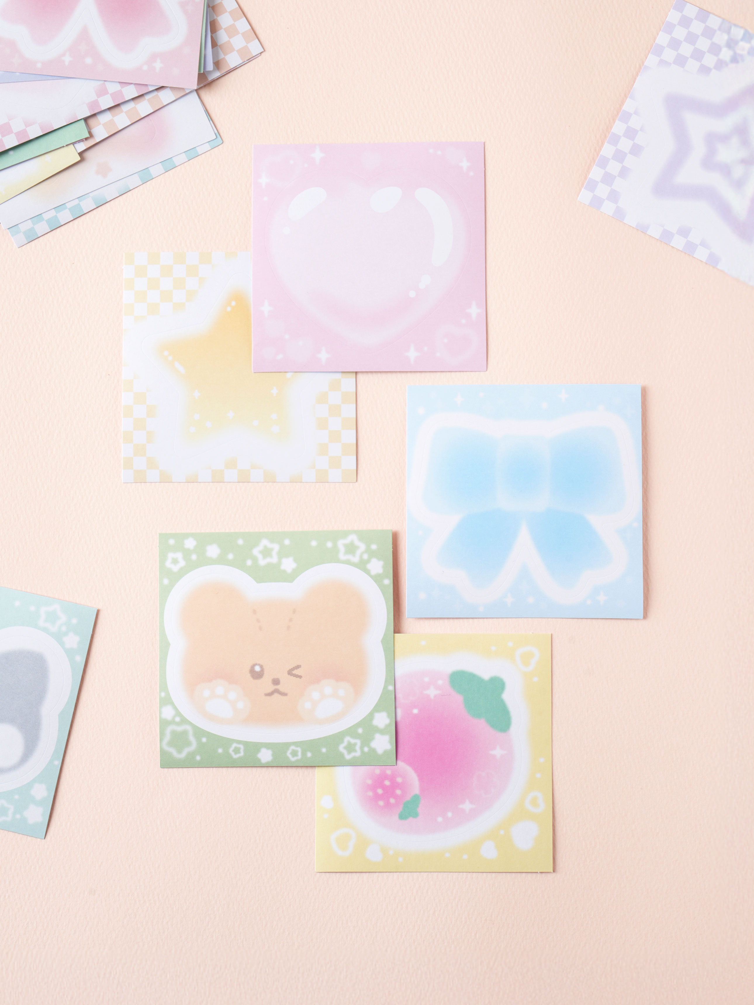 30 velvet paper sticker packs