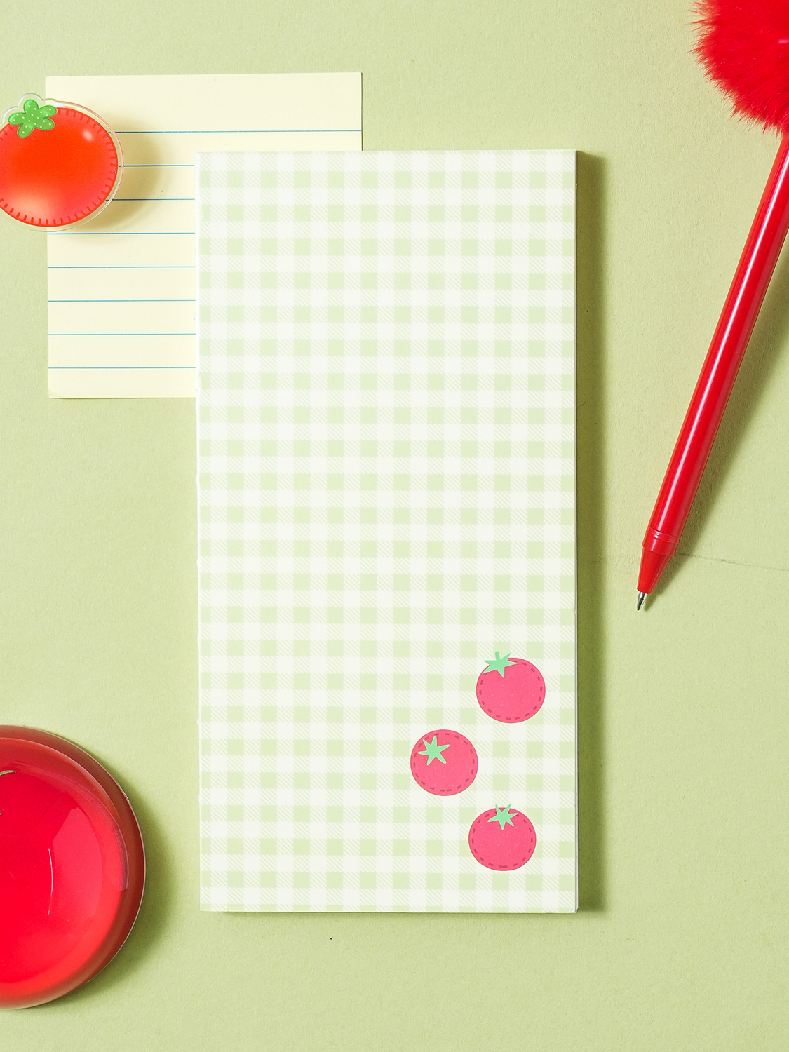 Fruit series bound checkered notebook 56 sheets