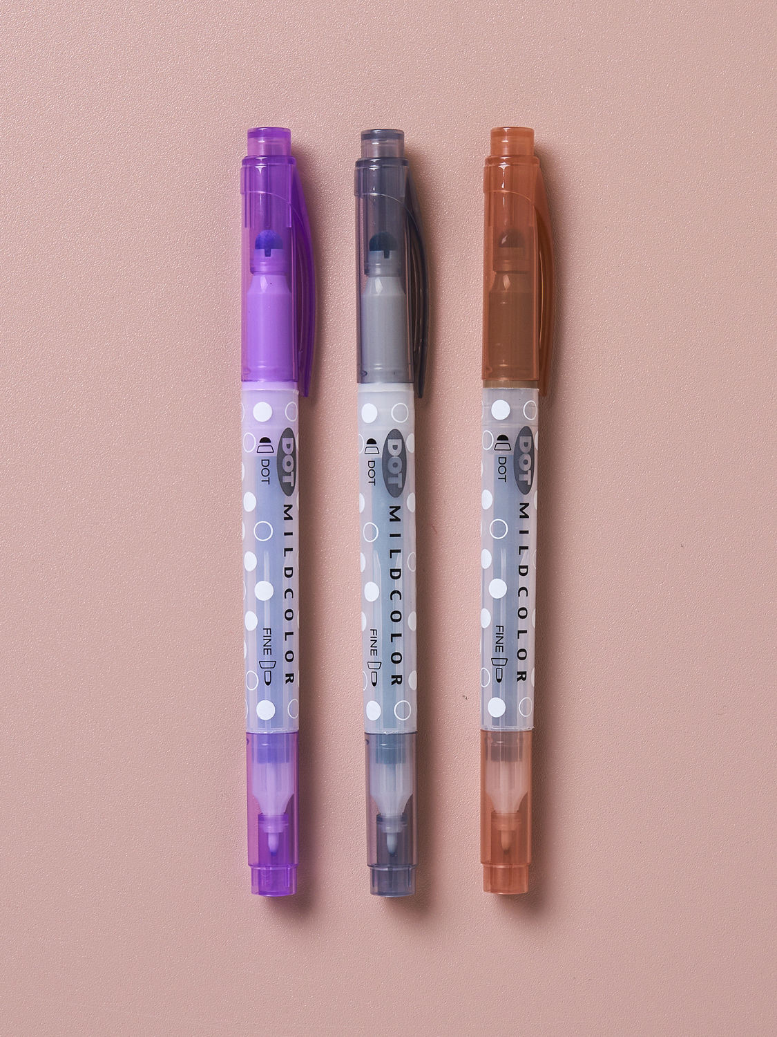Dakku Dot Highlighter Purple 3pcs