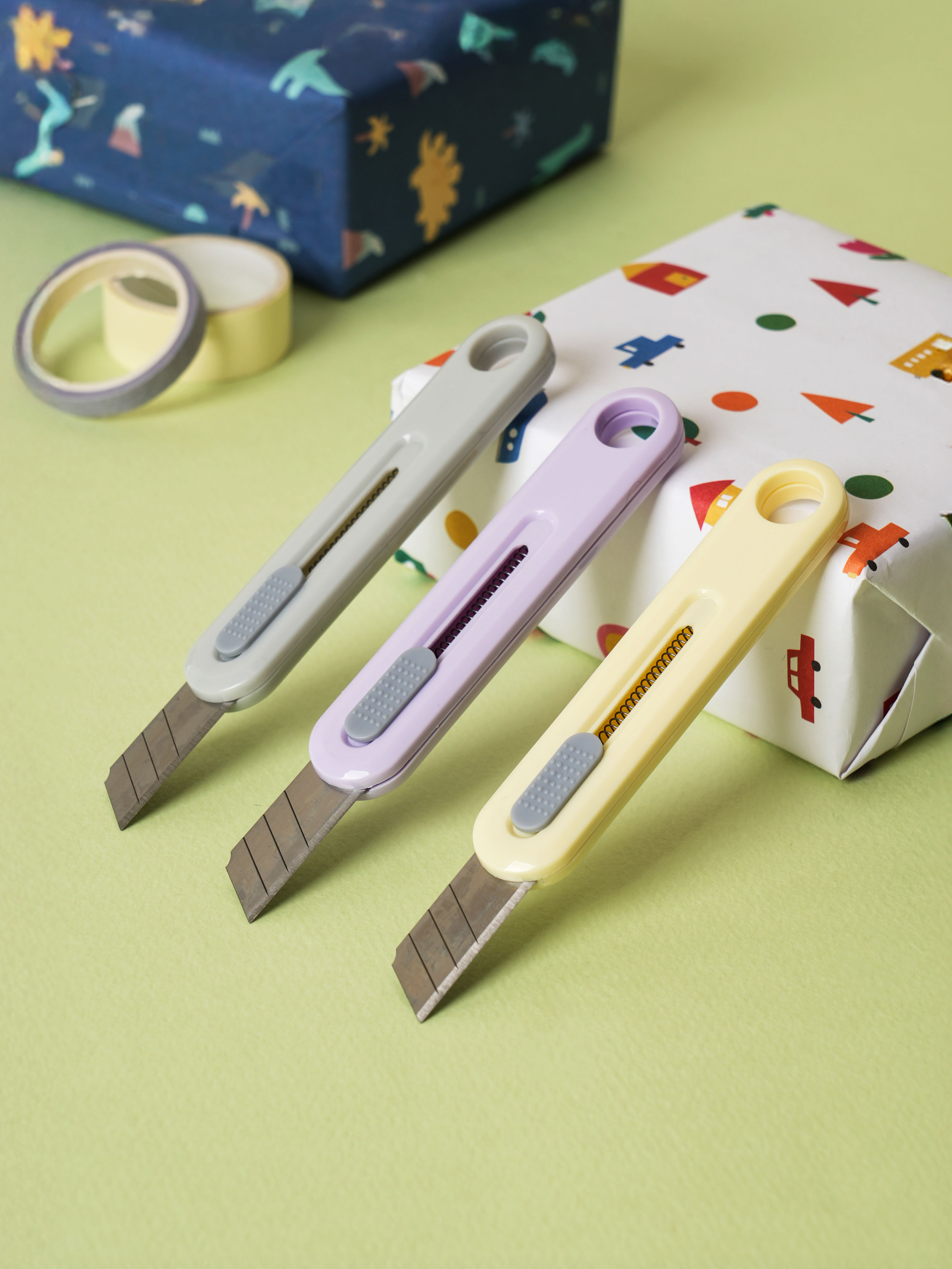 3 mini slim cutter knives