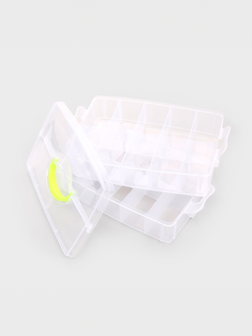 2-tier toy storage box