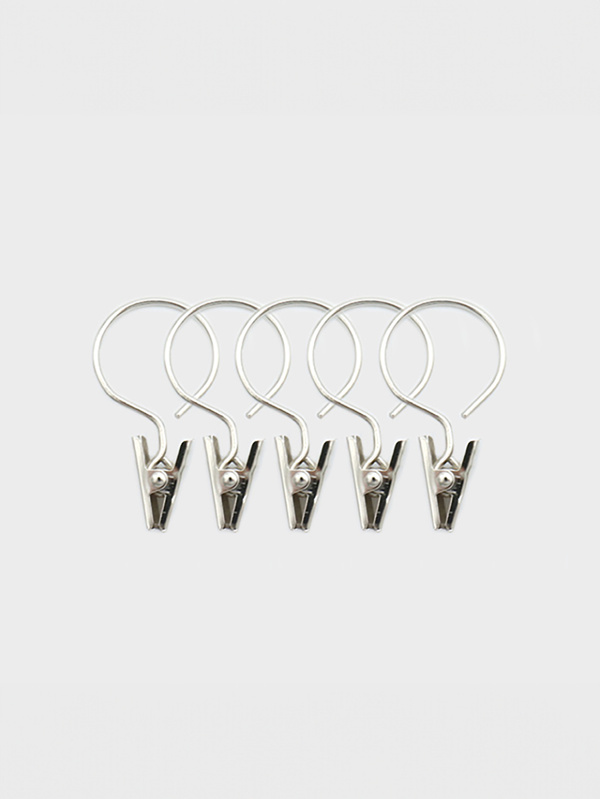 5 mini curtain clips