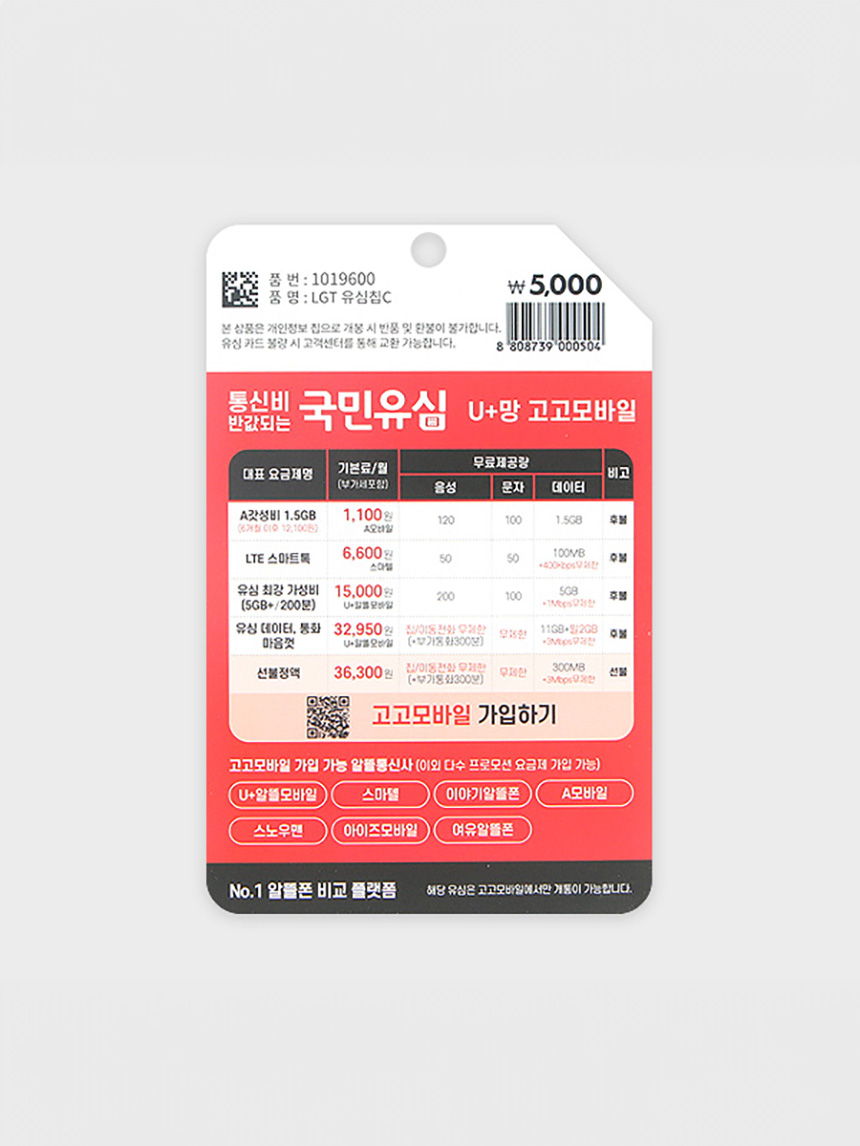 LGT SIM Chip C