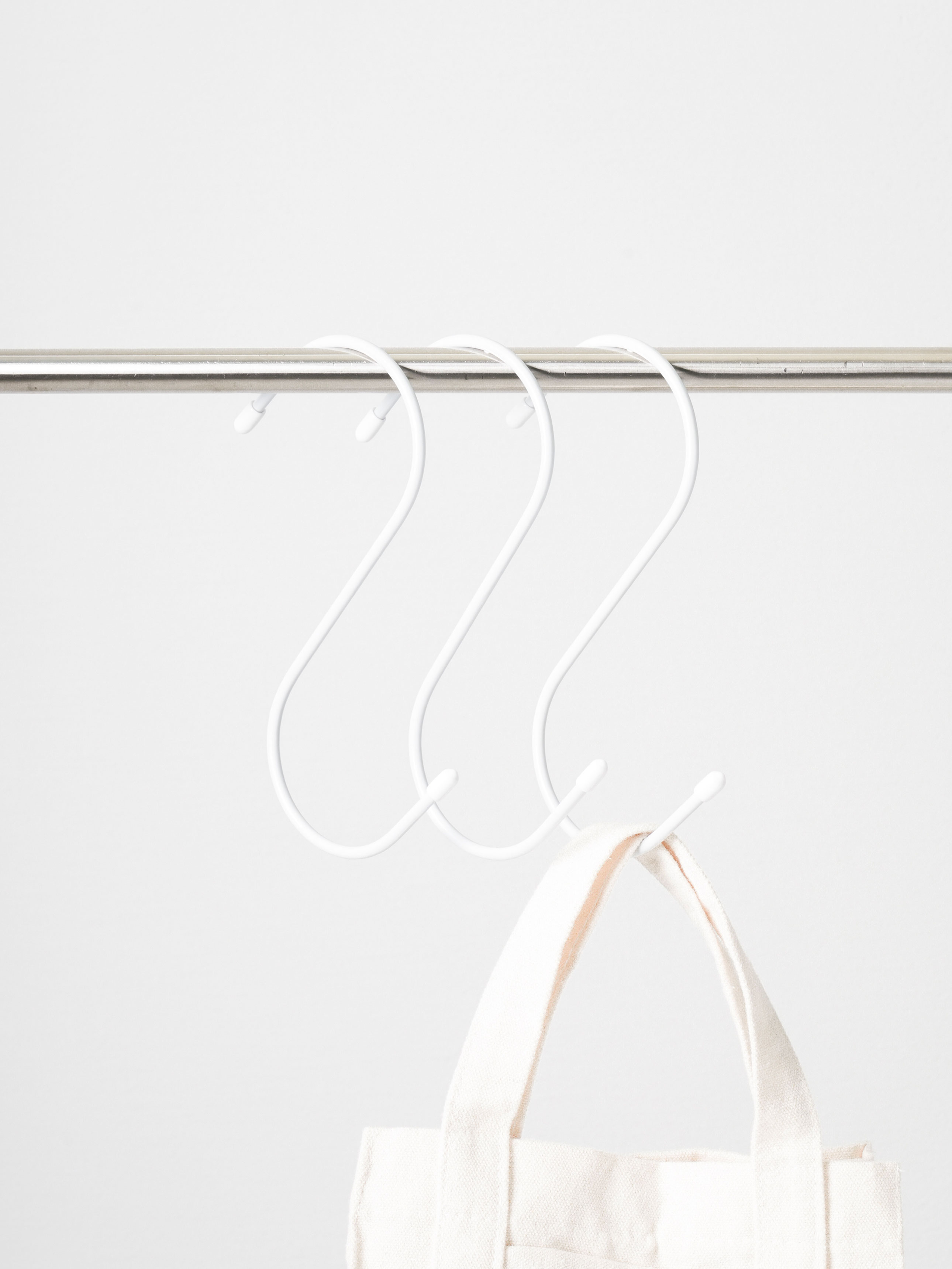 Coated S hanger 18 cm 3 pieces