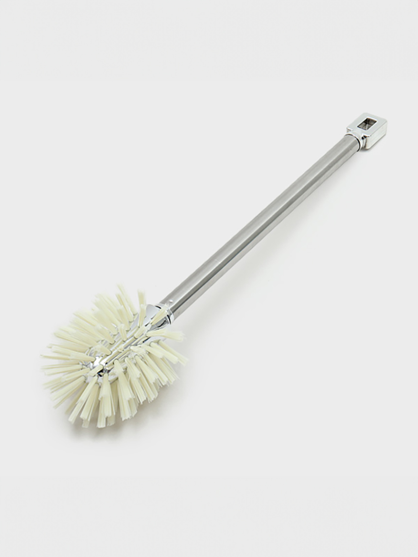 Chrome Plated Toilet Brush Set