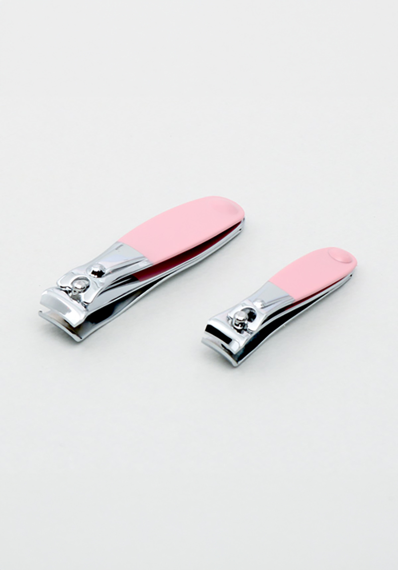Color handle nail clipper set 2P