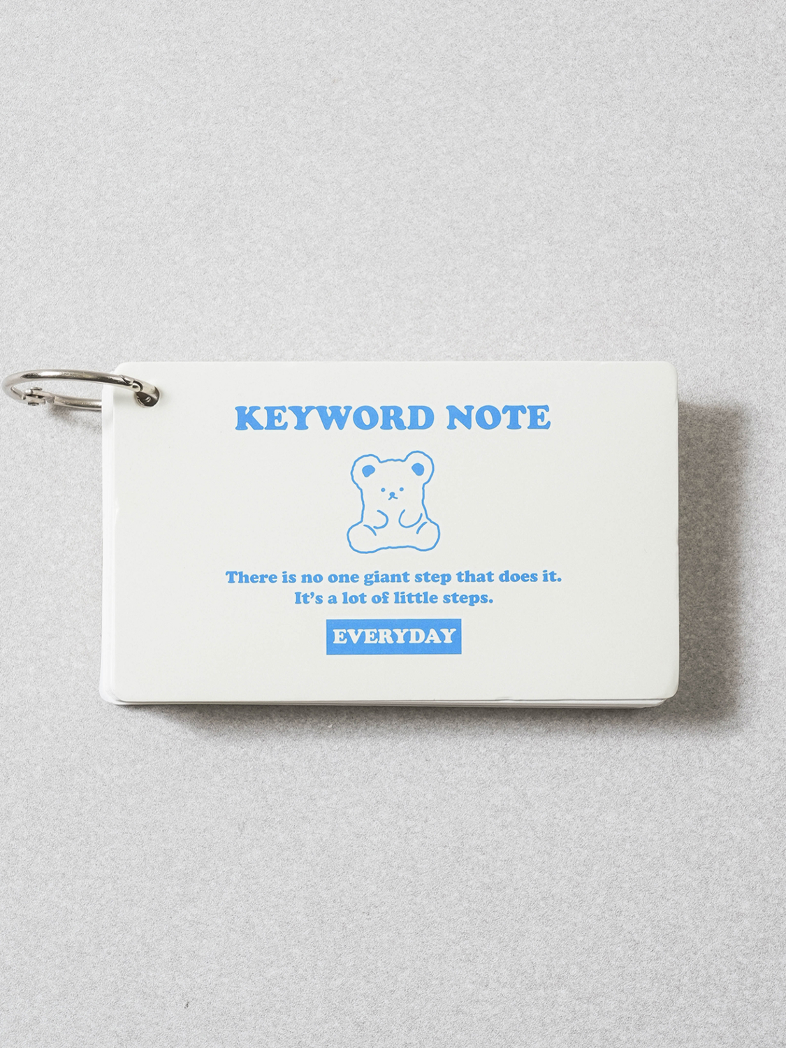 Card ring word book 100 sheets ivory