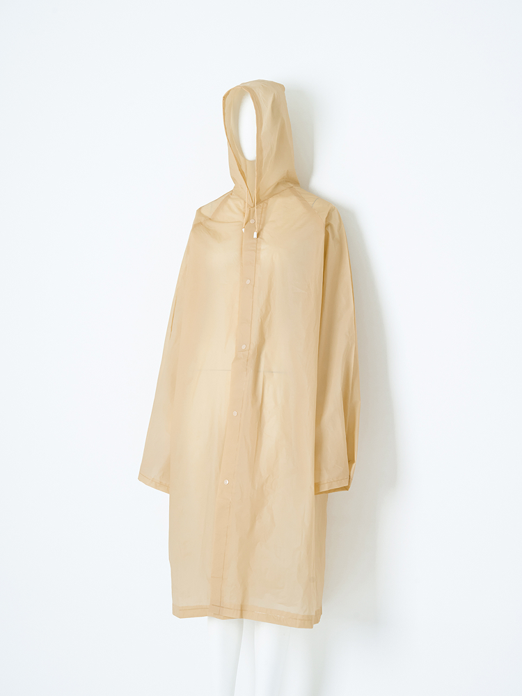 Solid Color Adult Raincoat Ivory