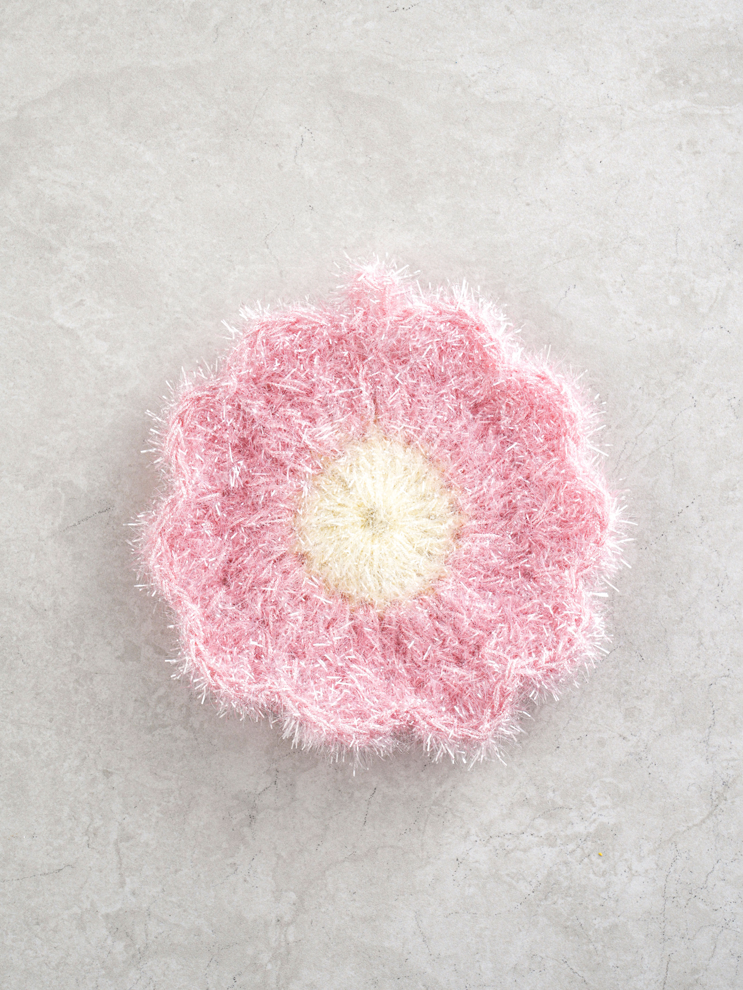 Sunflower scrubber (pink)