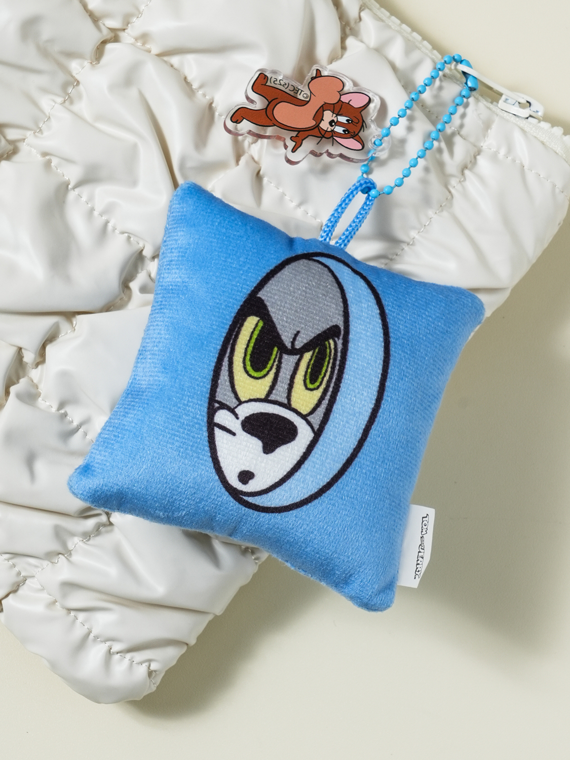 Tom and Jerry Cushion Acrylic Keyring Tom