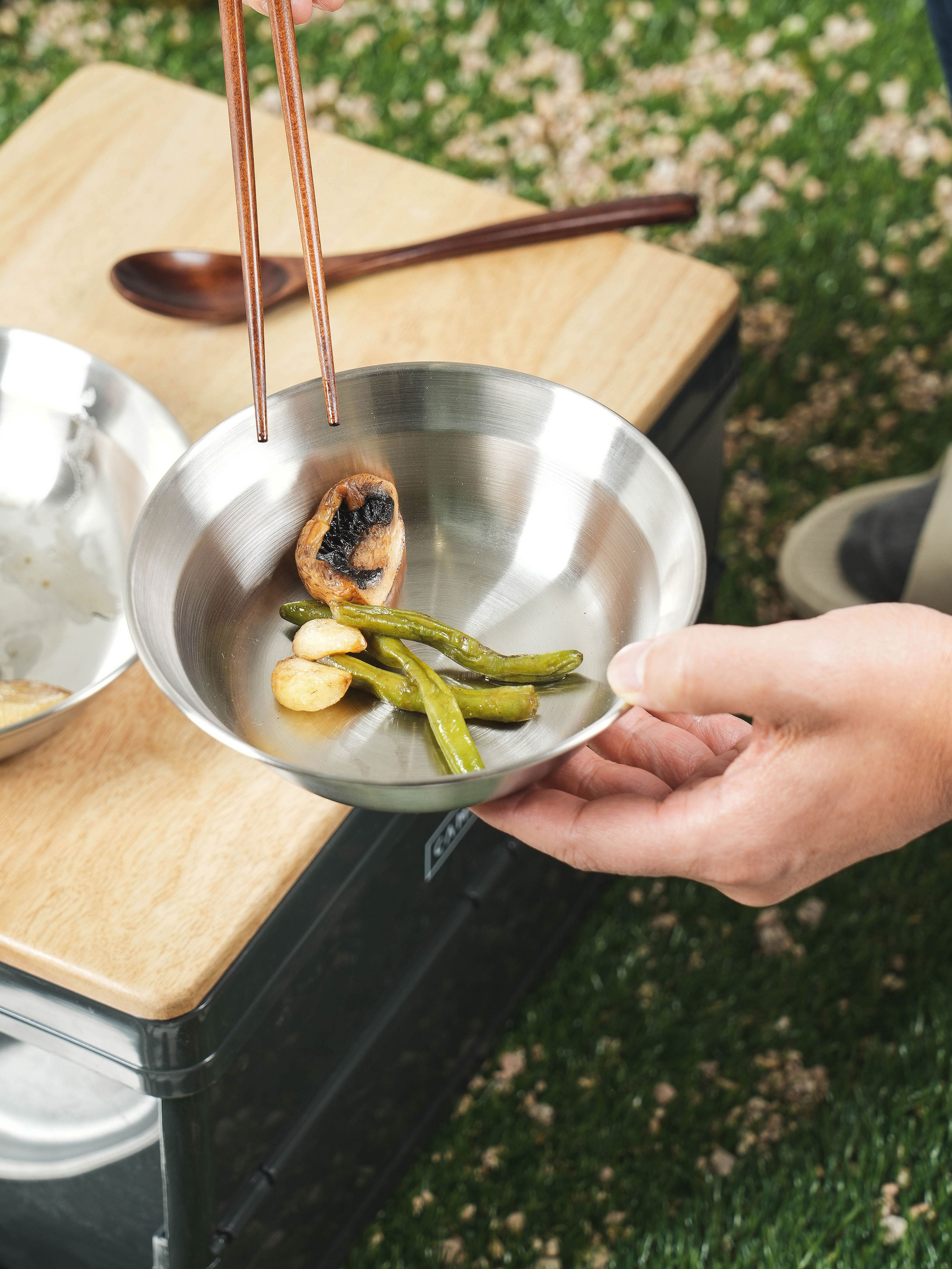 Camping stainless steel ball 16cm