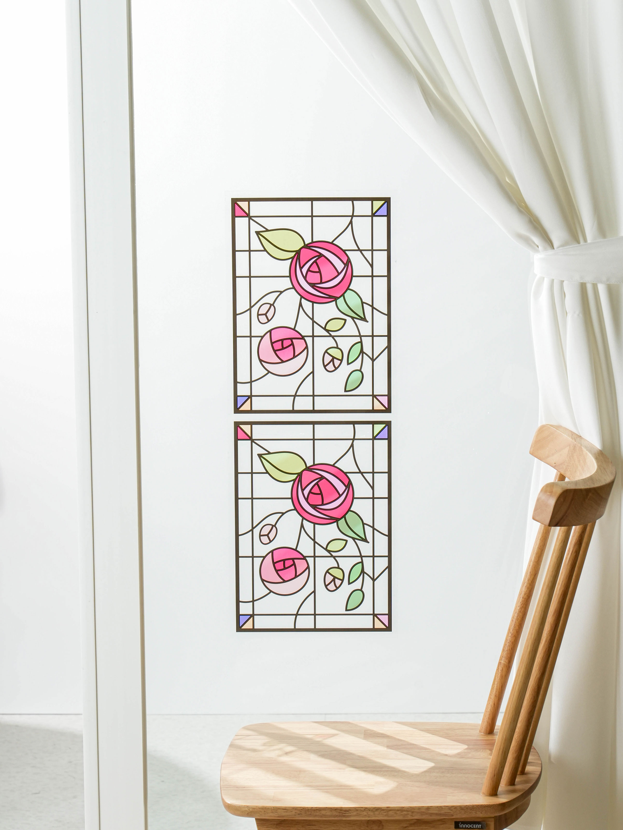 floral window sheets