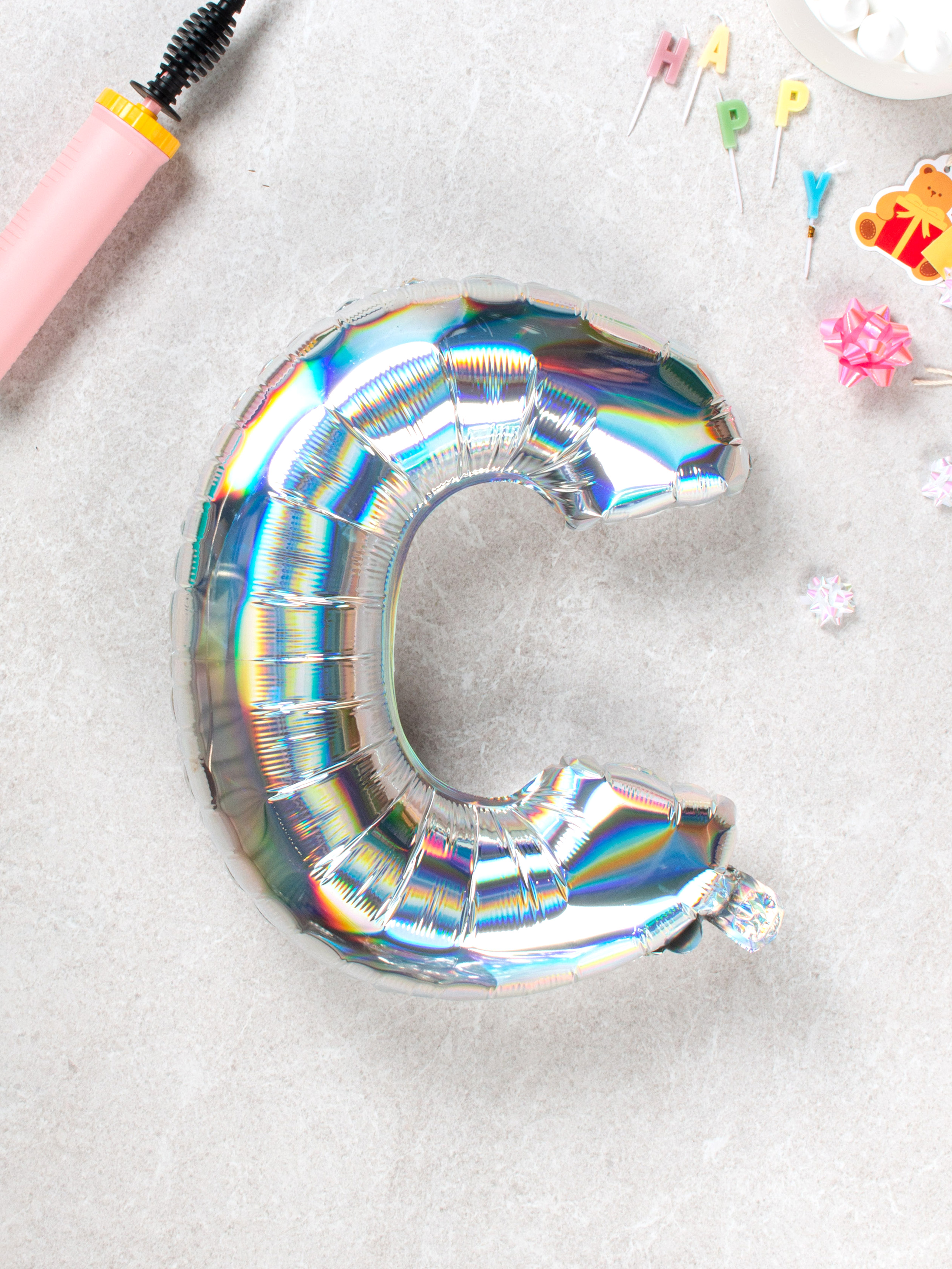 alphabet balloon C