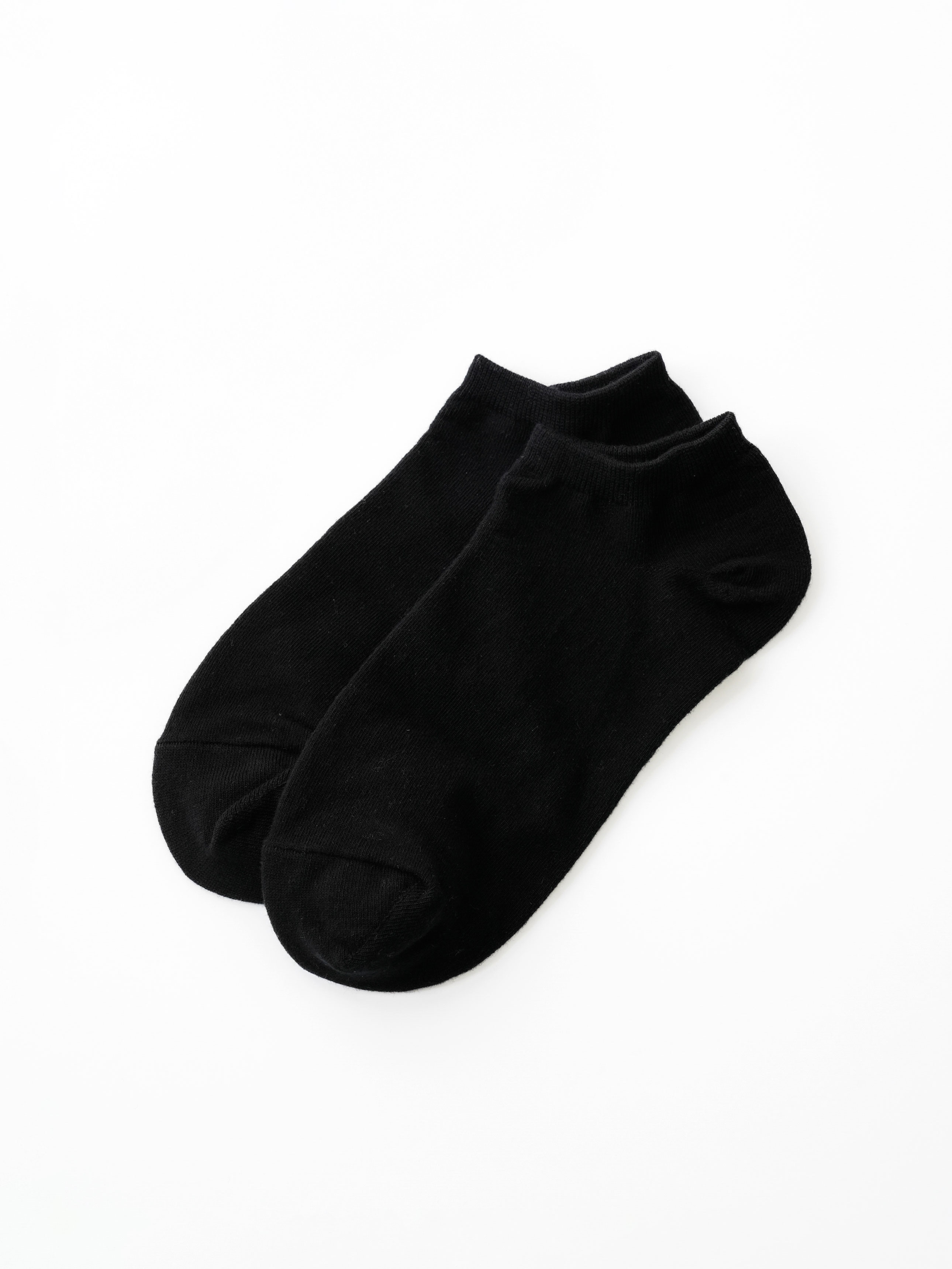 Kikiya Socks Women’s Toe Reinforcement Sneakers Black