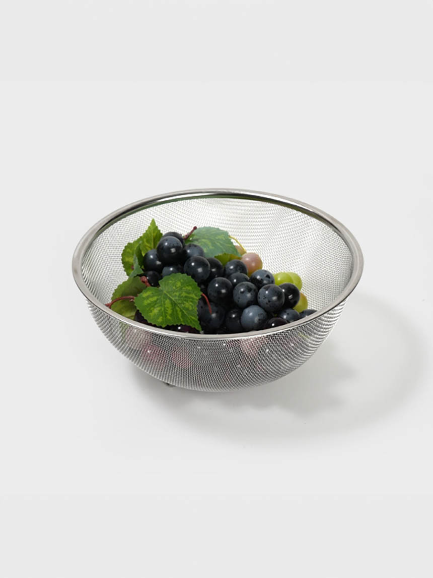 스텐 메쉬 채반 24cm