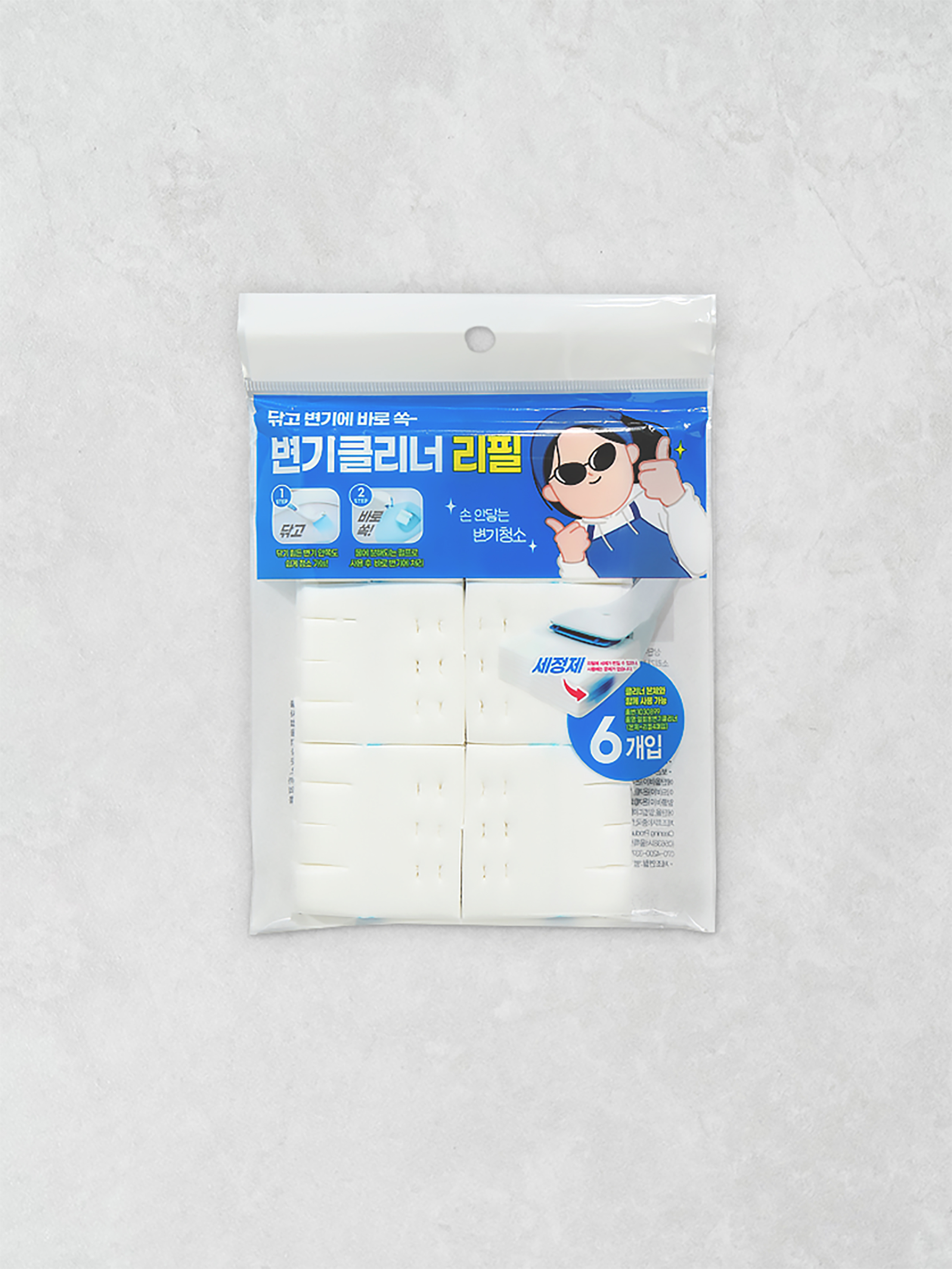 Disposable Toilet Bowl Cleaner Refill 6P