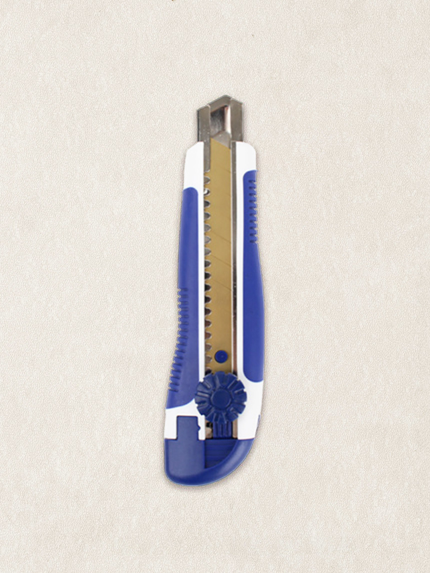 Soft grip dial cutter knife