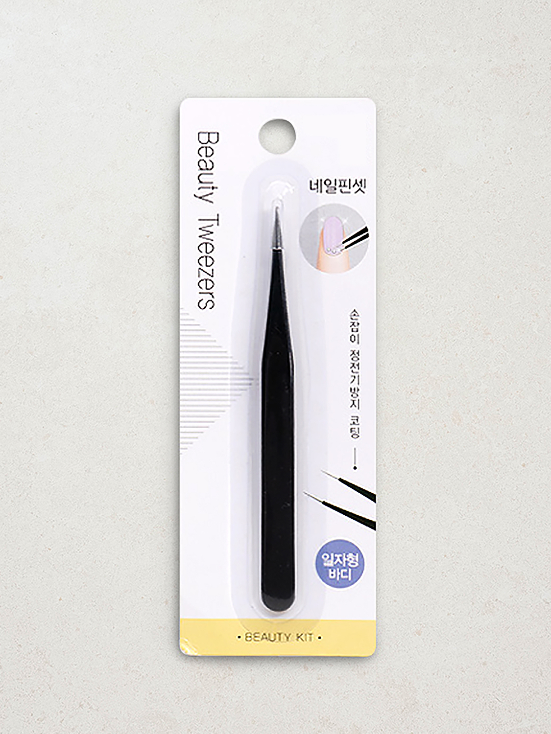 Straight nail tweezers