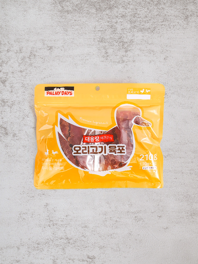 [Pet] Large capacity duck meat jerky 70 g
