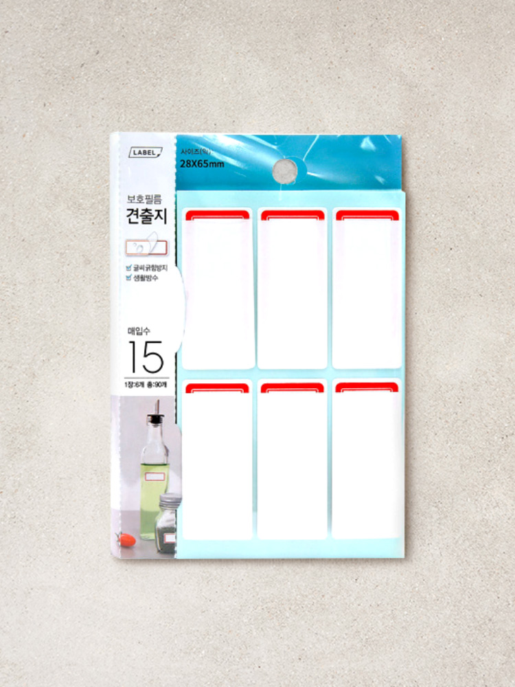 Protective paper 28X65mm 15P