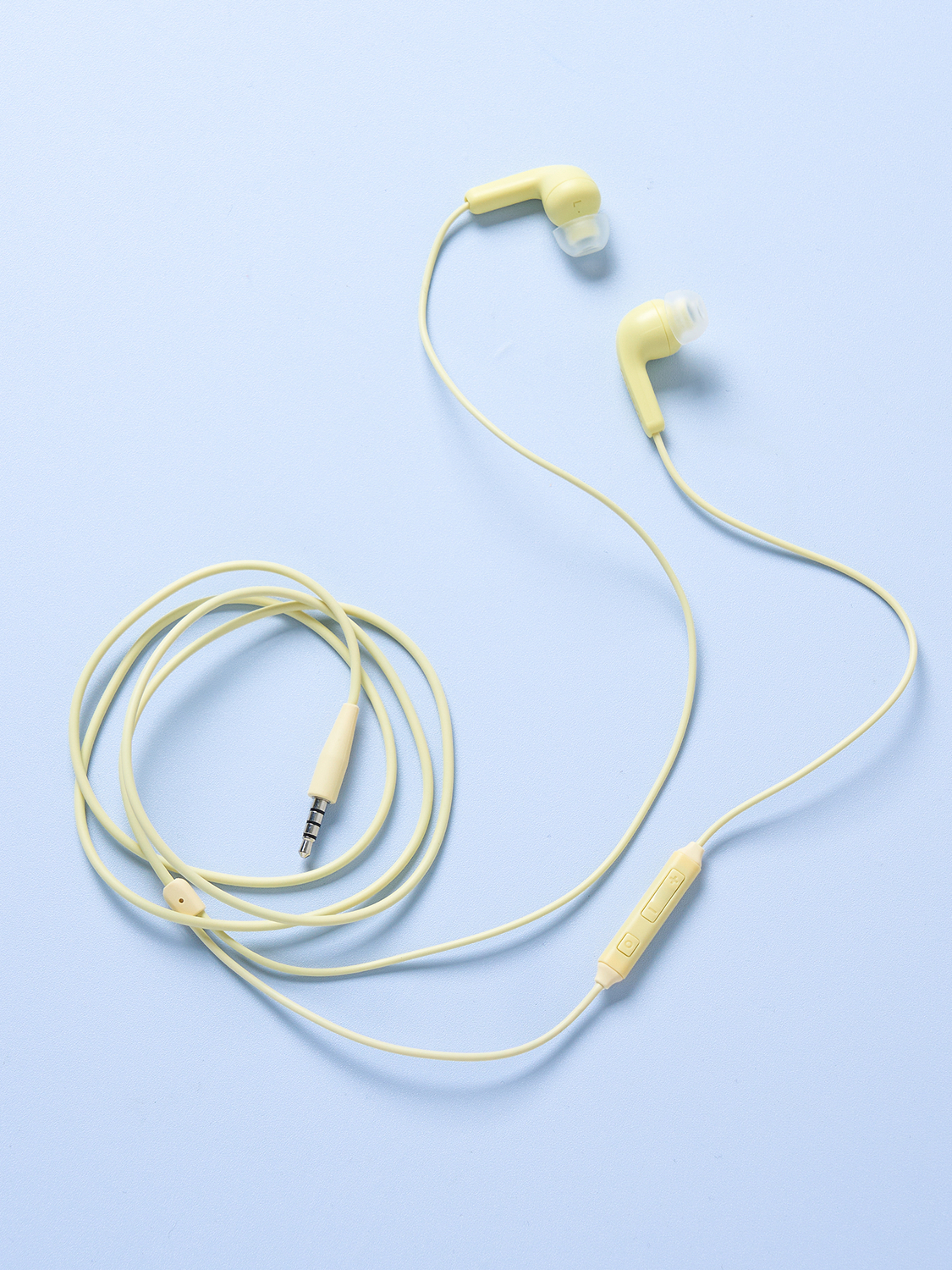 3.5 mm earphone in-ear yellow