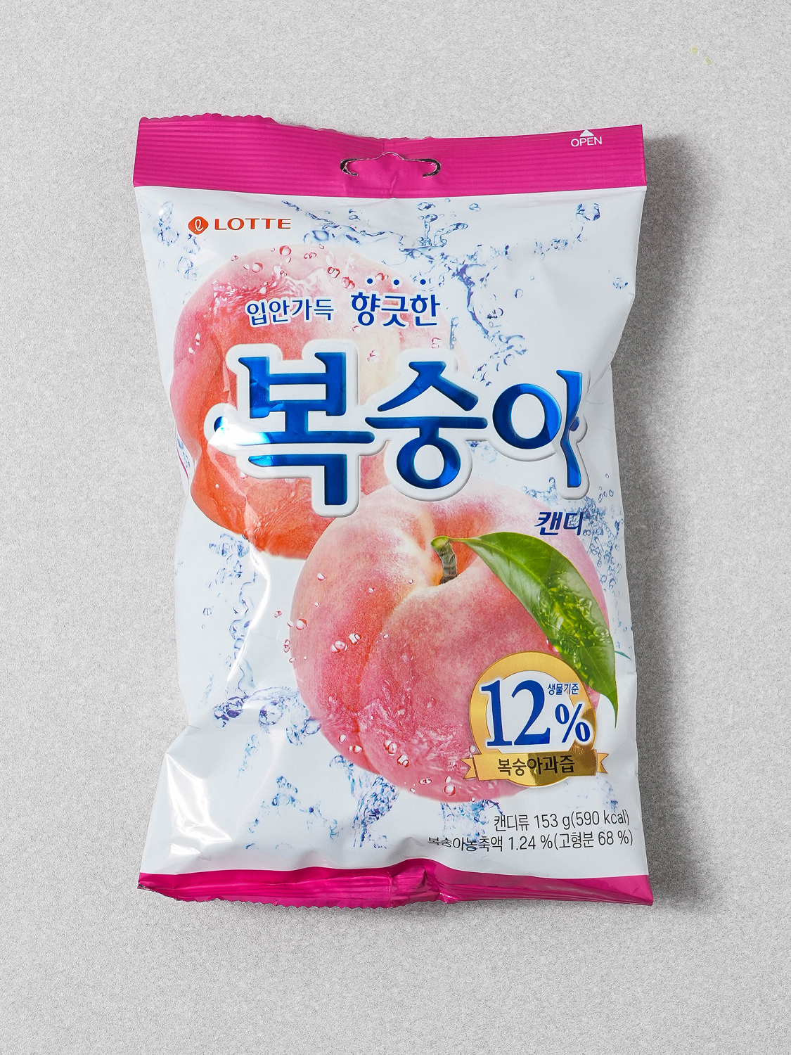 Lotte Peach Candy 153 g