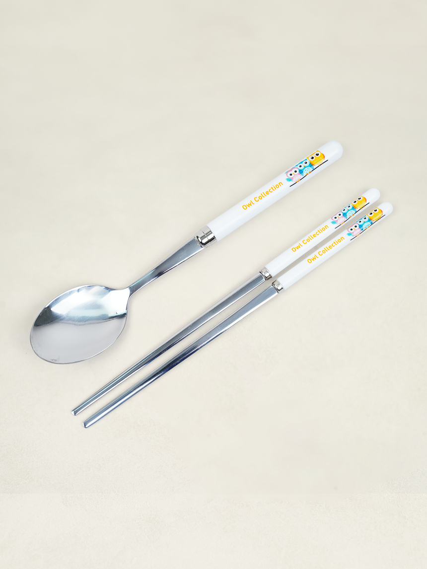 Little Character Stainless Steel Spoon Set