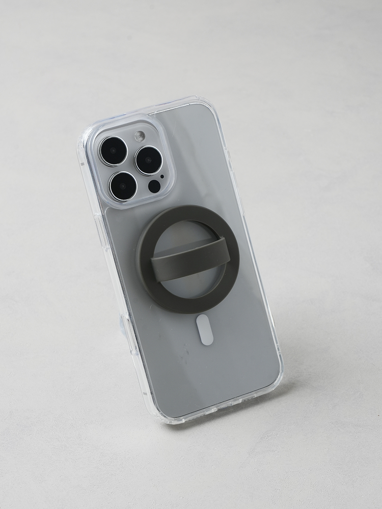 Silicone round ring pop finger compatible with MagSafe 2