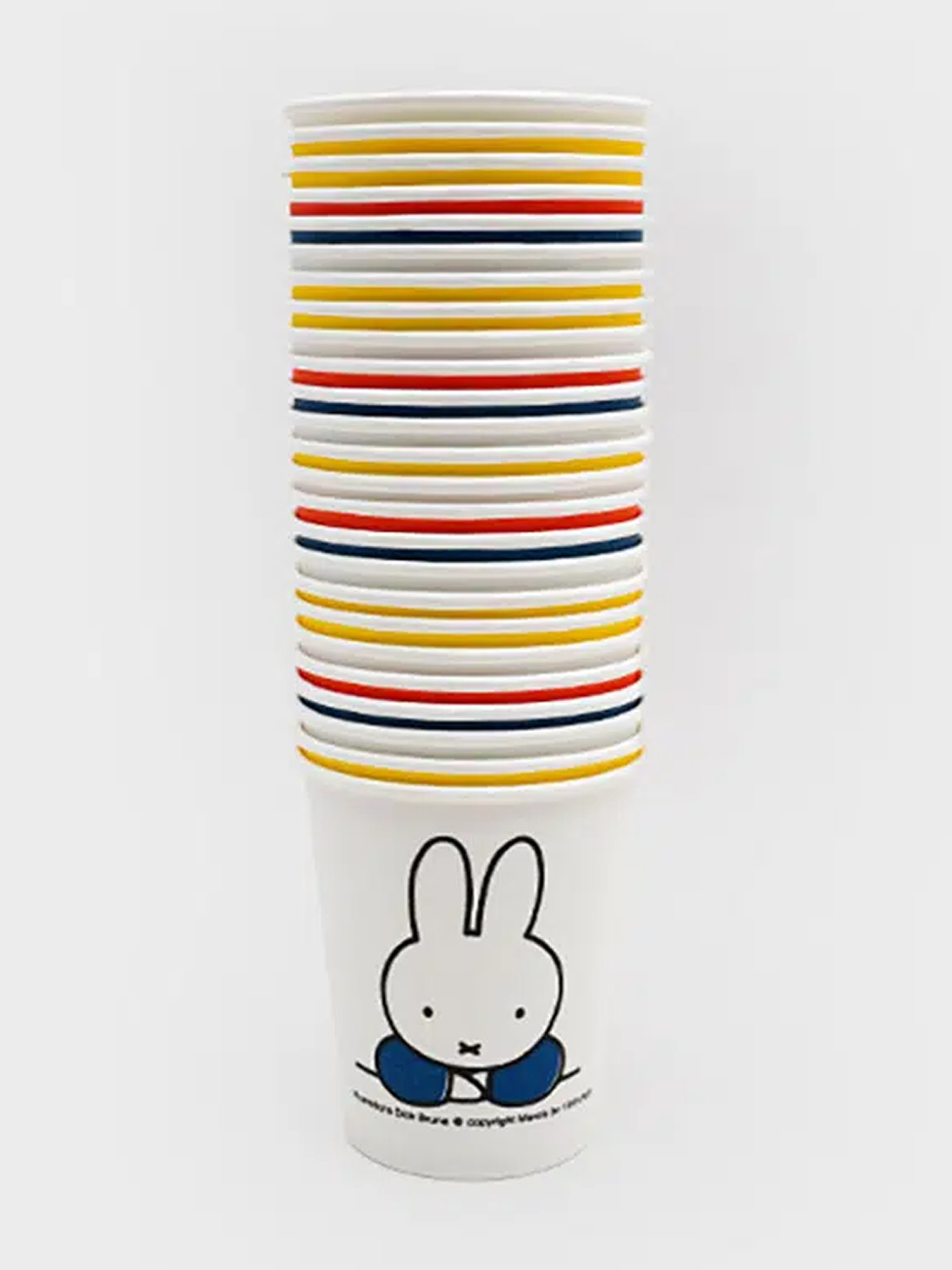 Miffy Character Paper Cups 210ml 25 Pieces