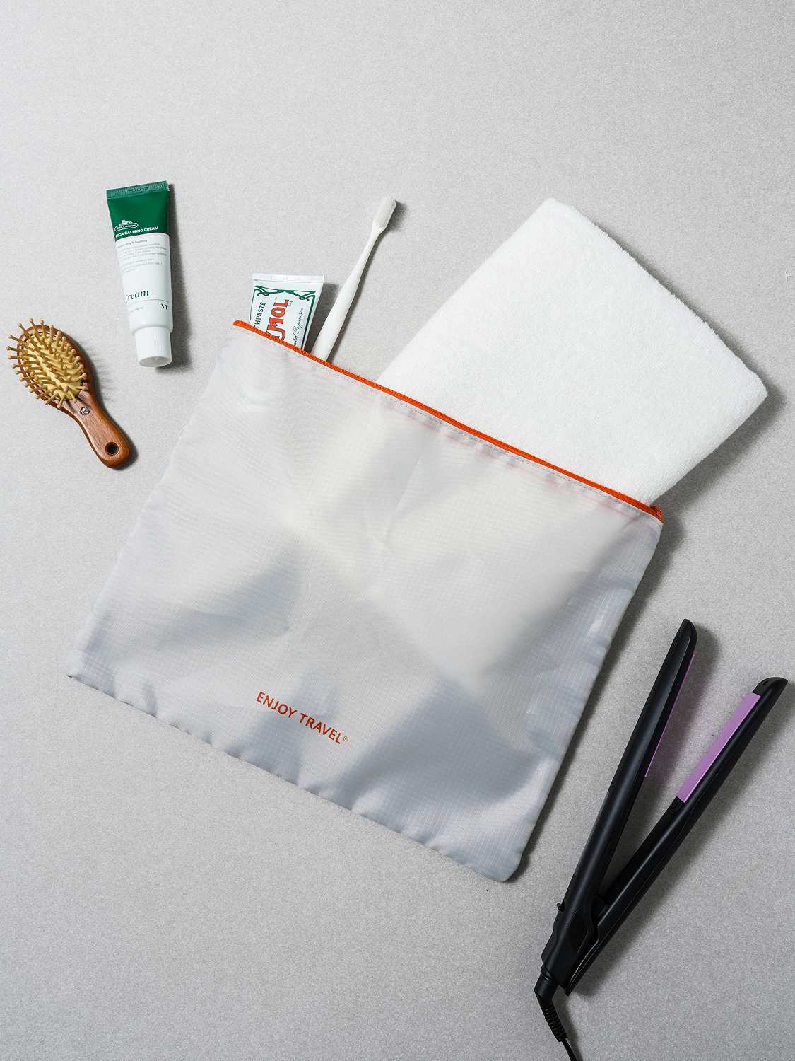 square travel pouch