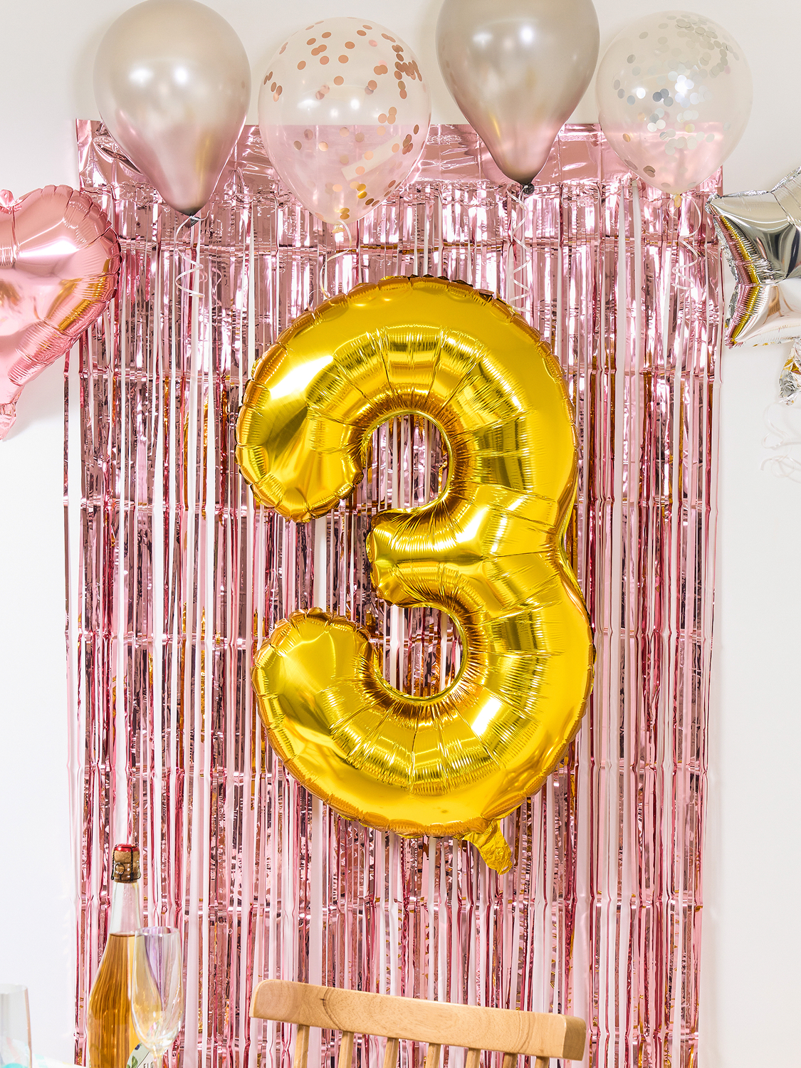 Large Number Balloon 3 (1P) Gold
