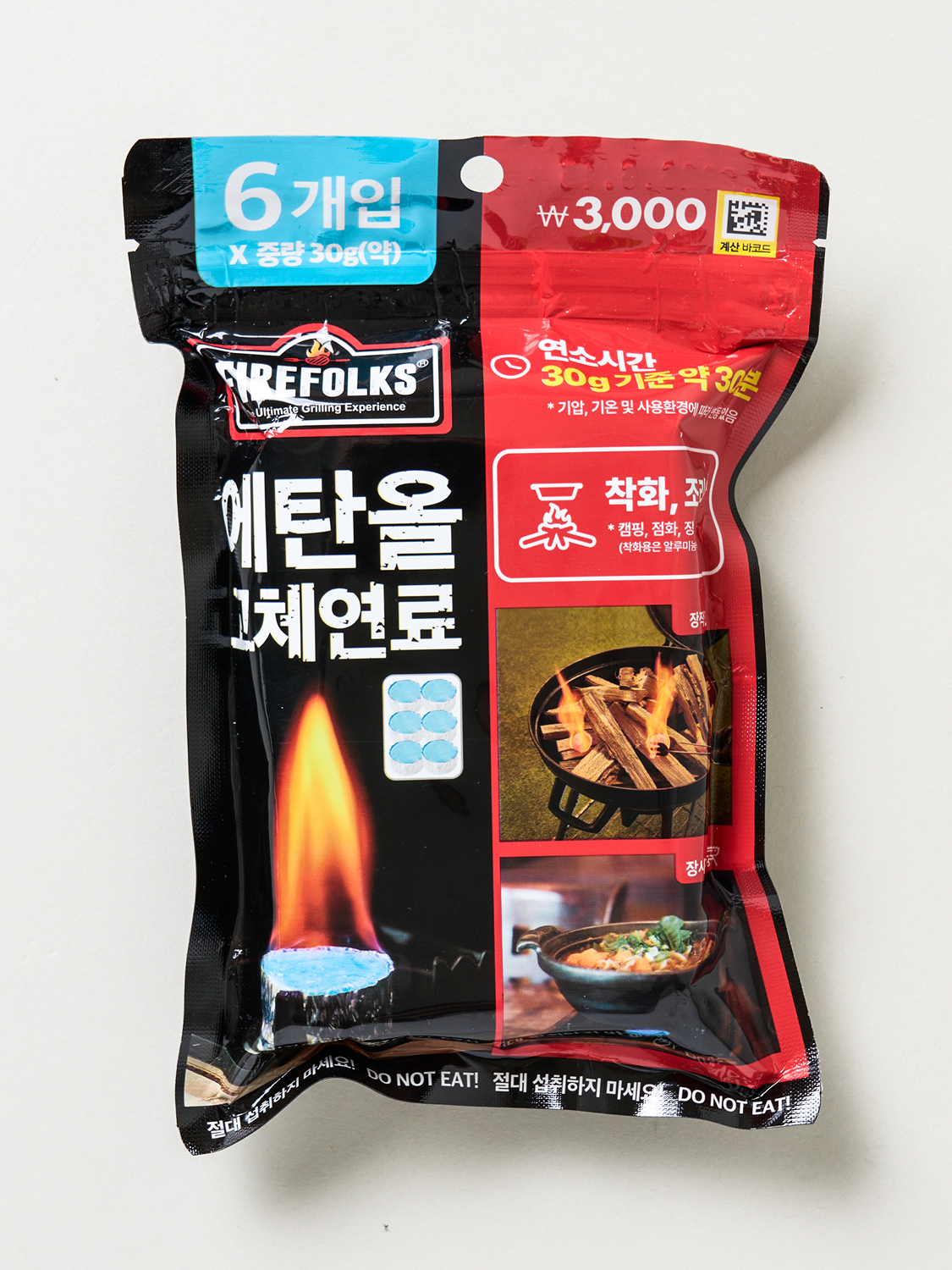 에탄올 고체 연료 30 g 6개입