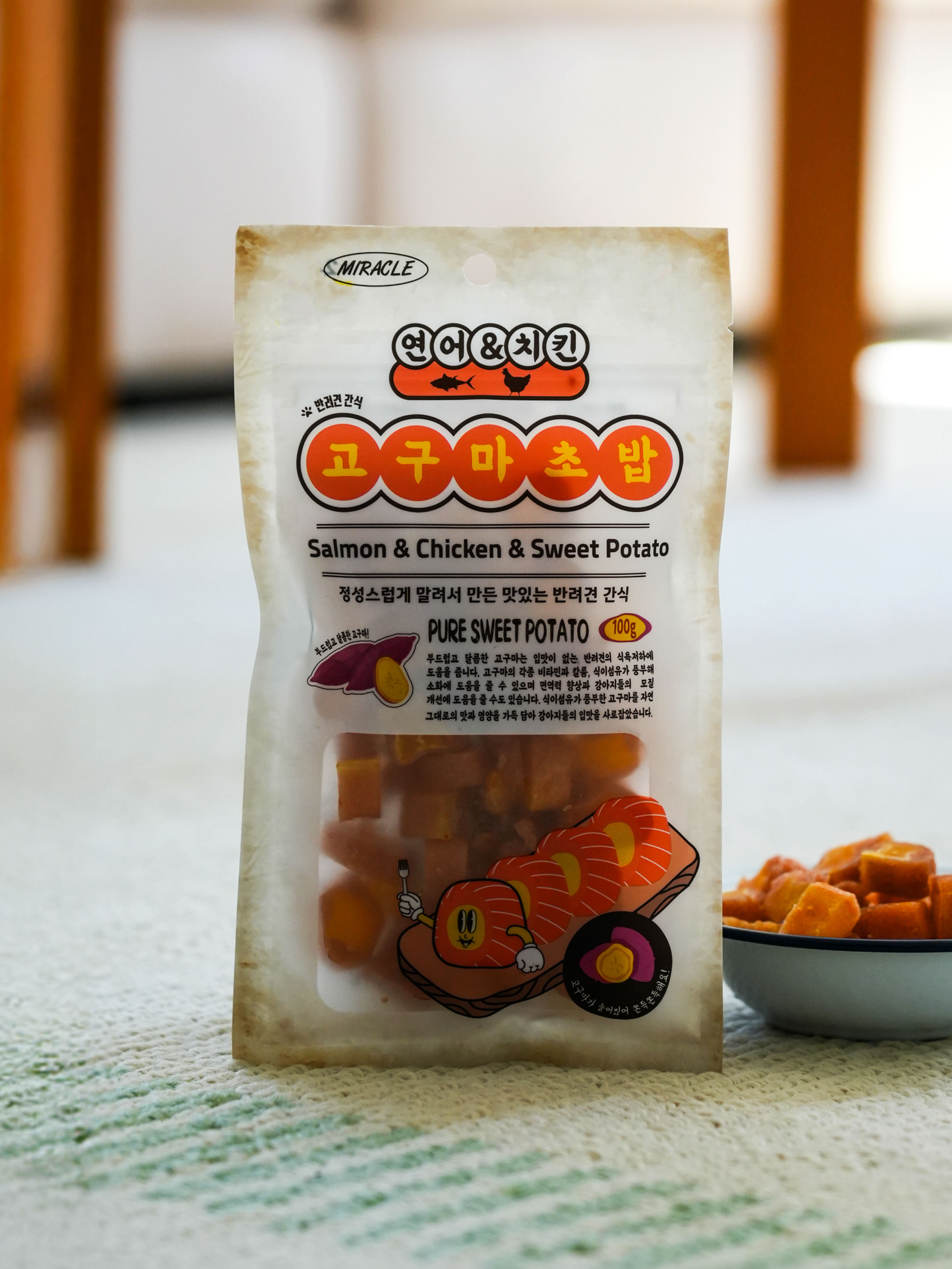 [Pet] Miracle Sweet Potato Sushi 100 g Salmon & Chicken