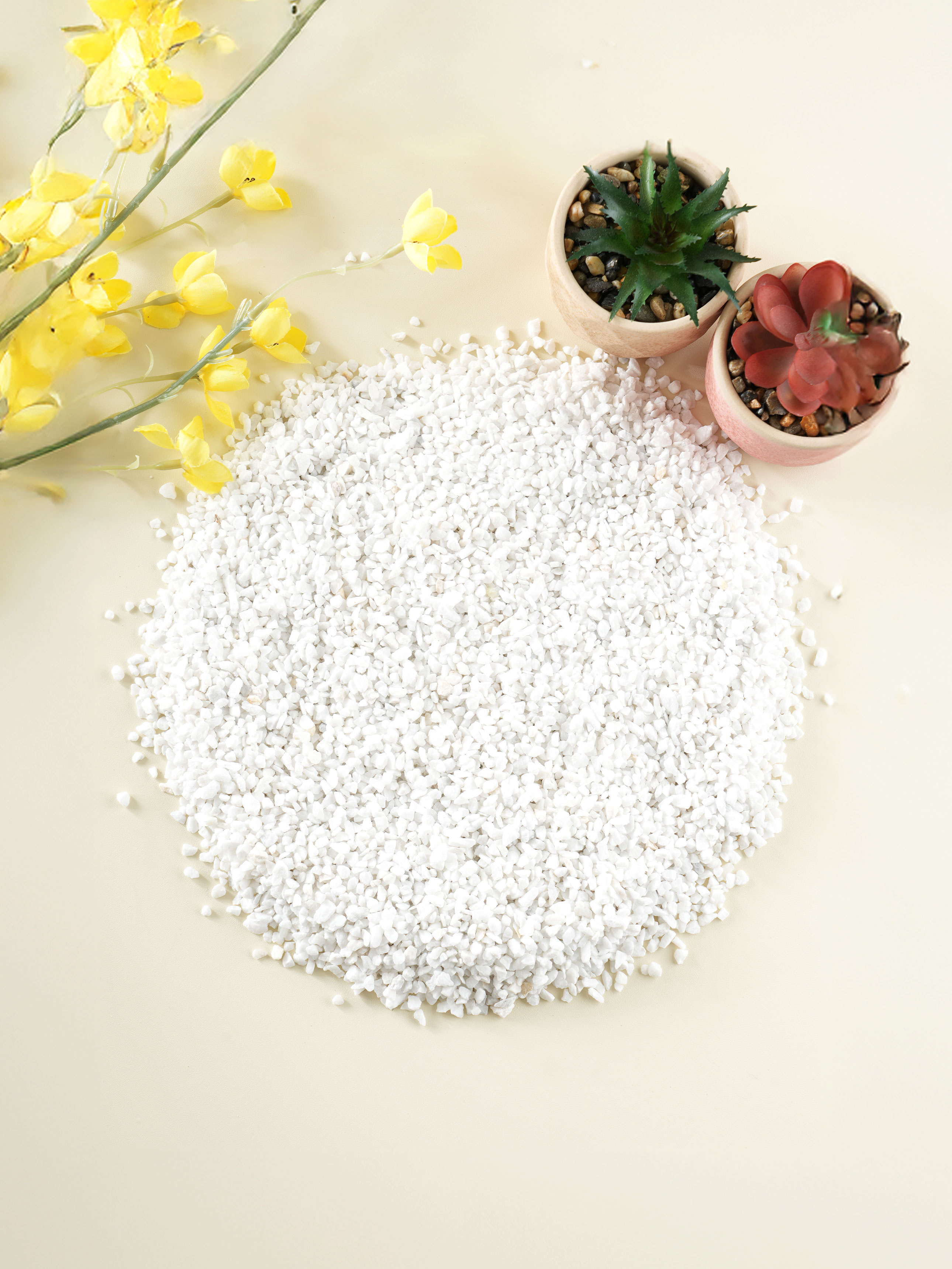 Gardening gravel 1 kg small grain white