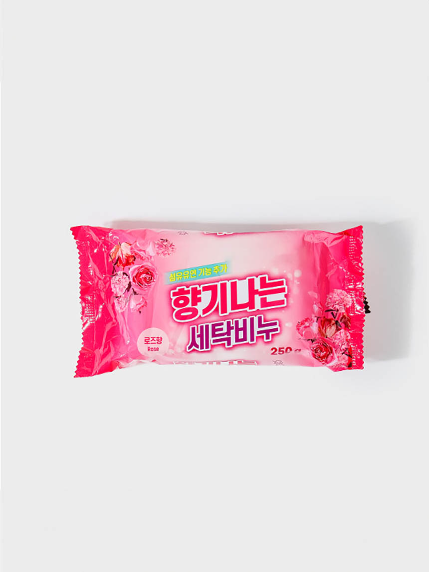 Fabric softener laundry soap rose scent 250g