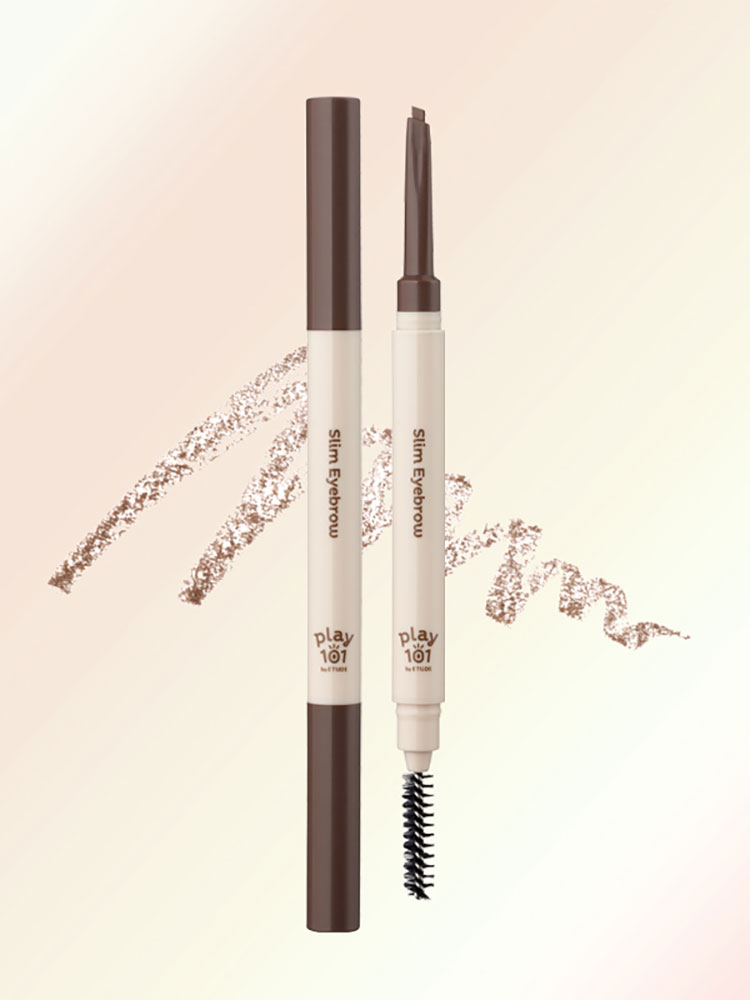 [01 Soft Brown] Play 101 By Etude Slim Eyebrow Pencil