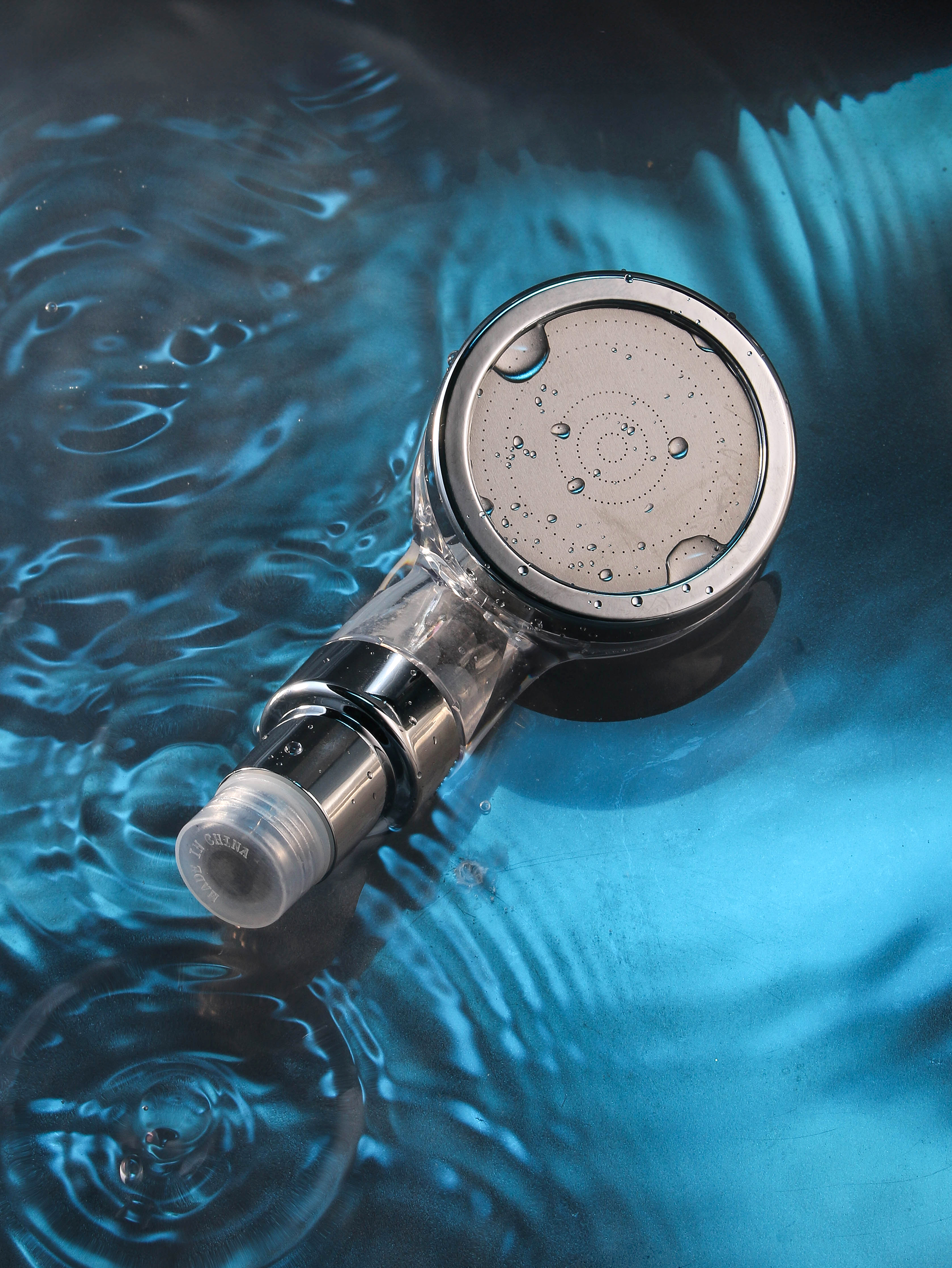 short shower head