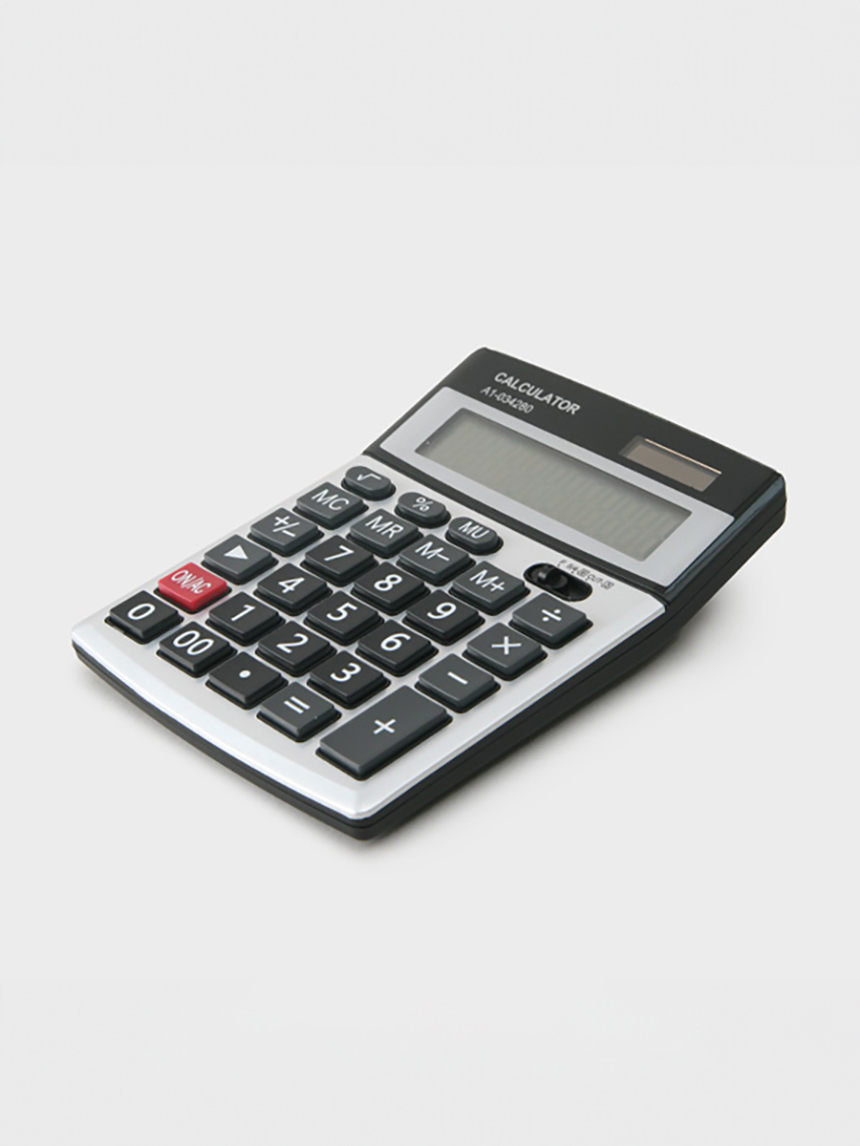 aluminum 12 digit calculator