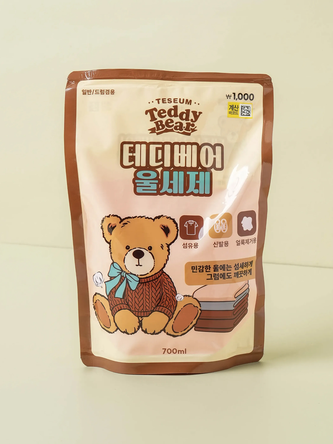Teddy Bear Wool Detergent Refill Type 700 ml