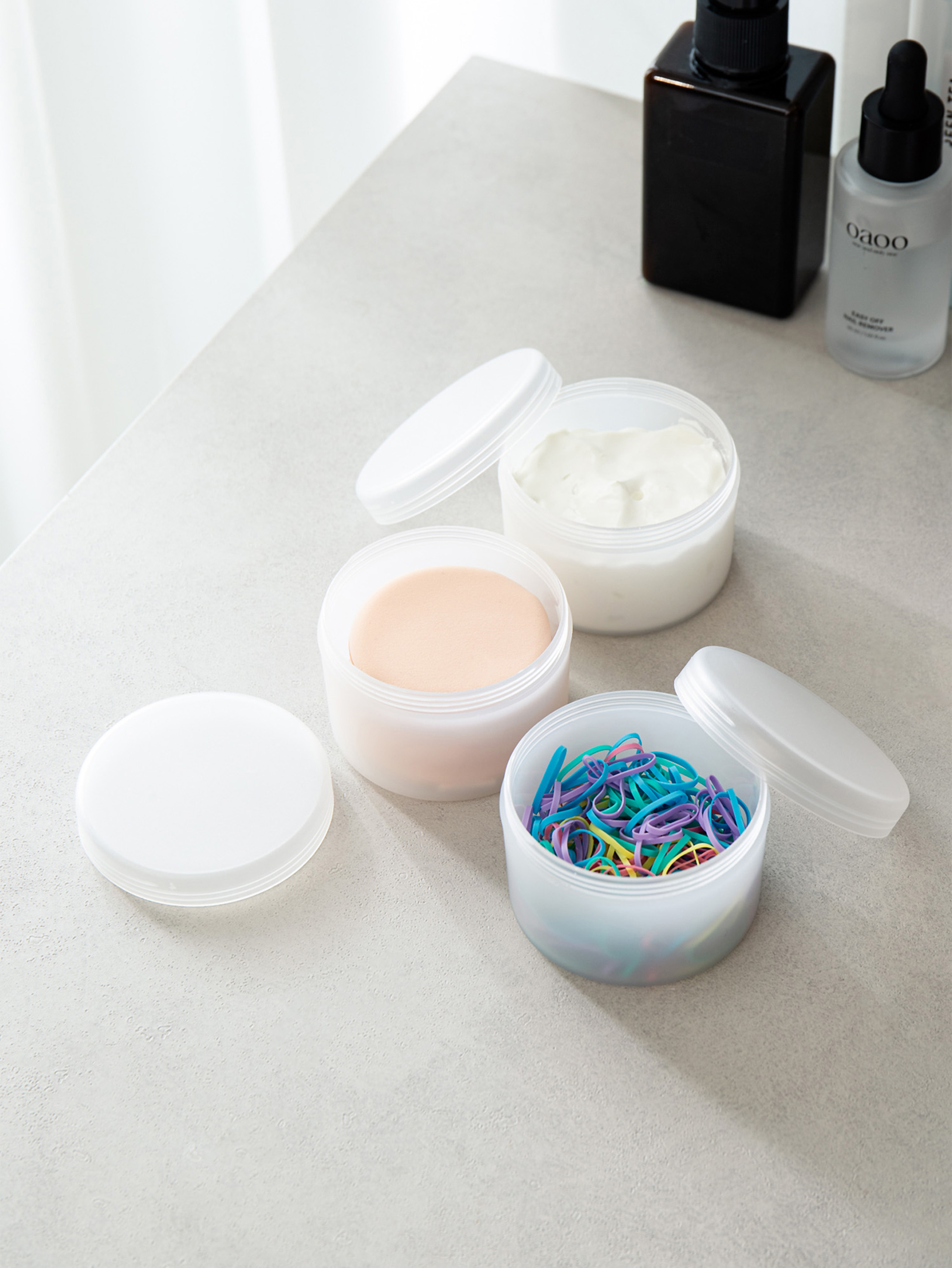 Round Multi Cream Case 100ml 3P