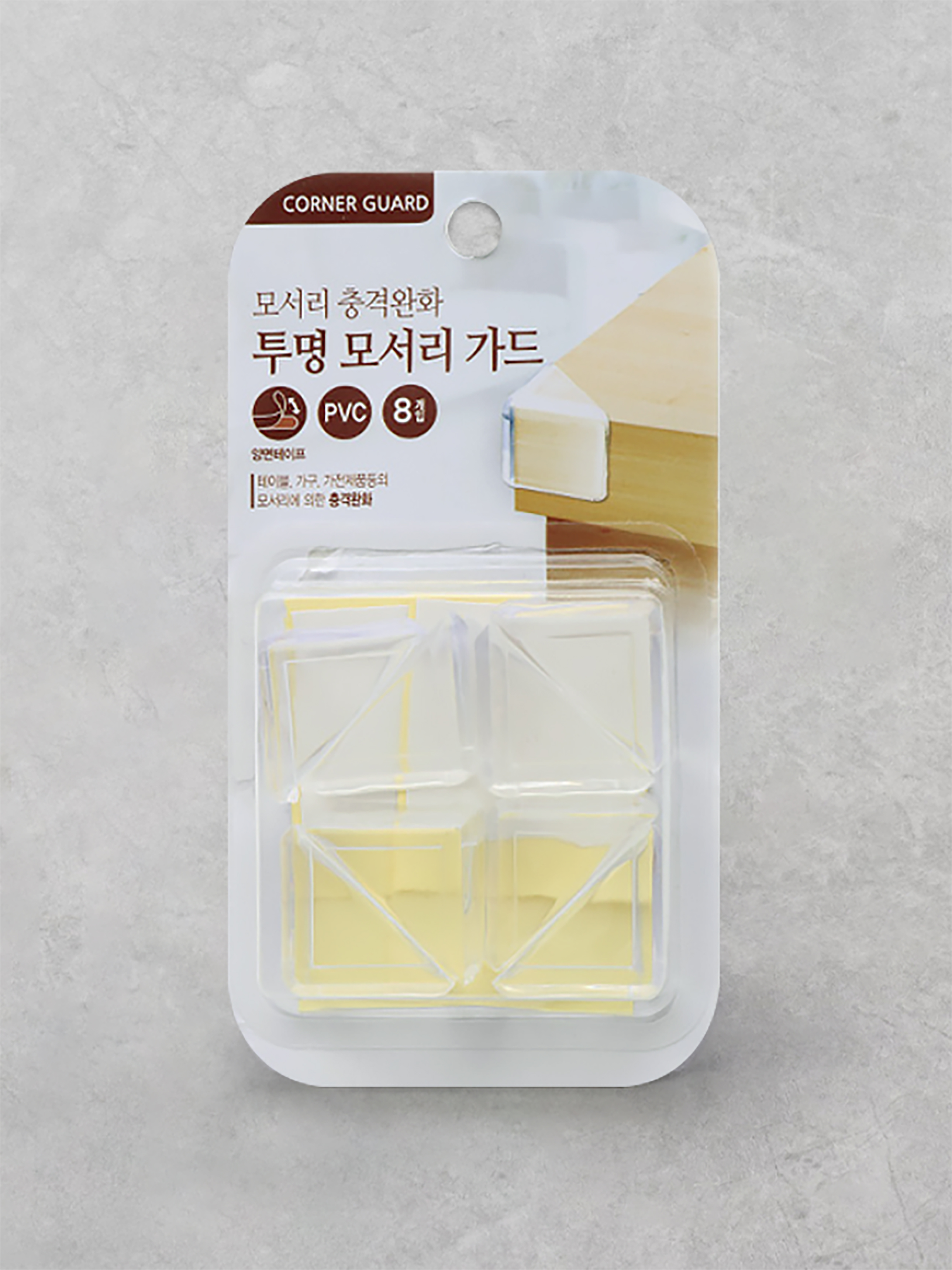 PVC mini corner protection pad 8P